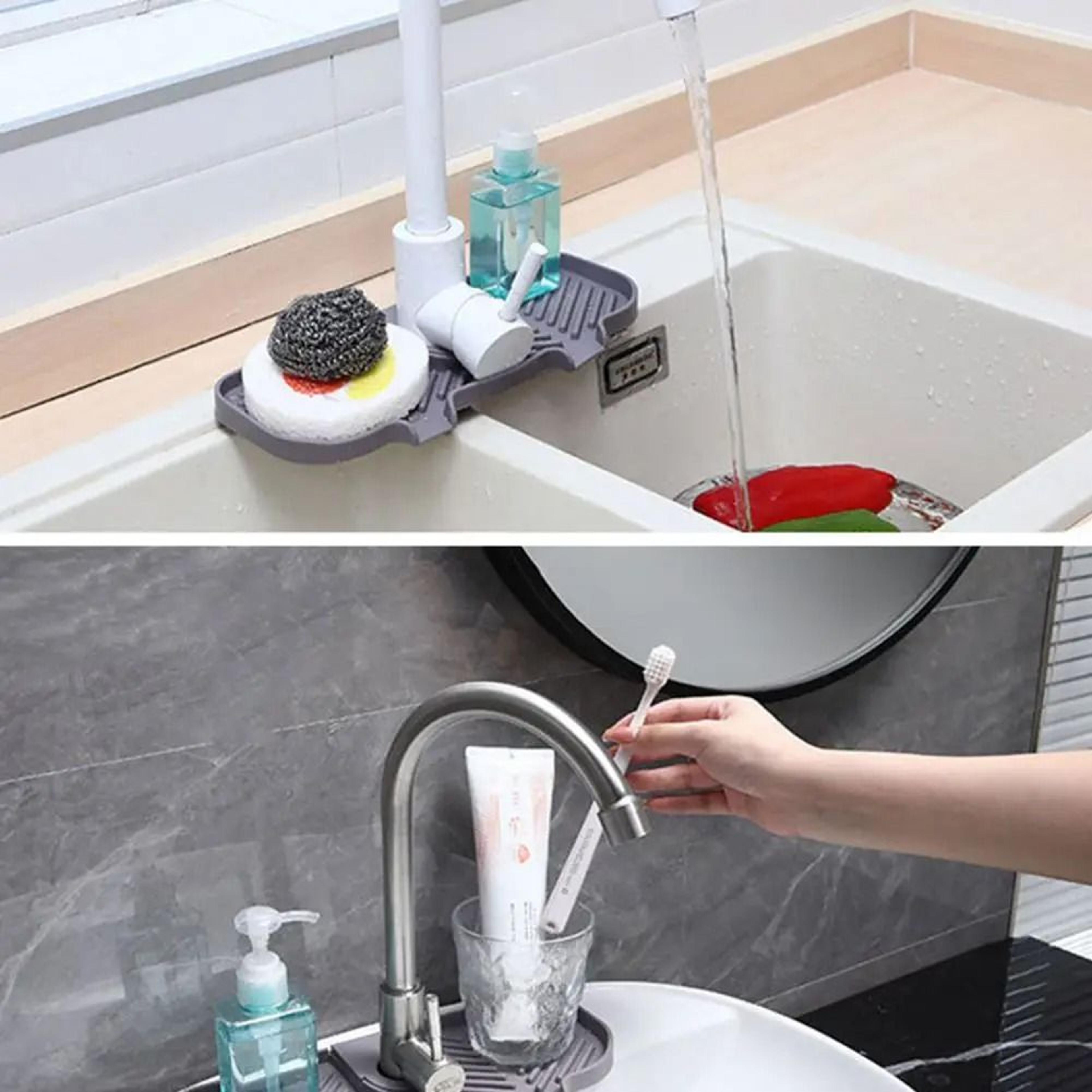 Self Draining Silicone Soap Dish And Sponge Tray 4