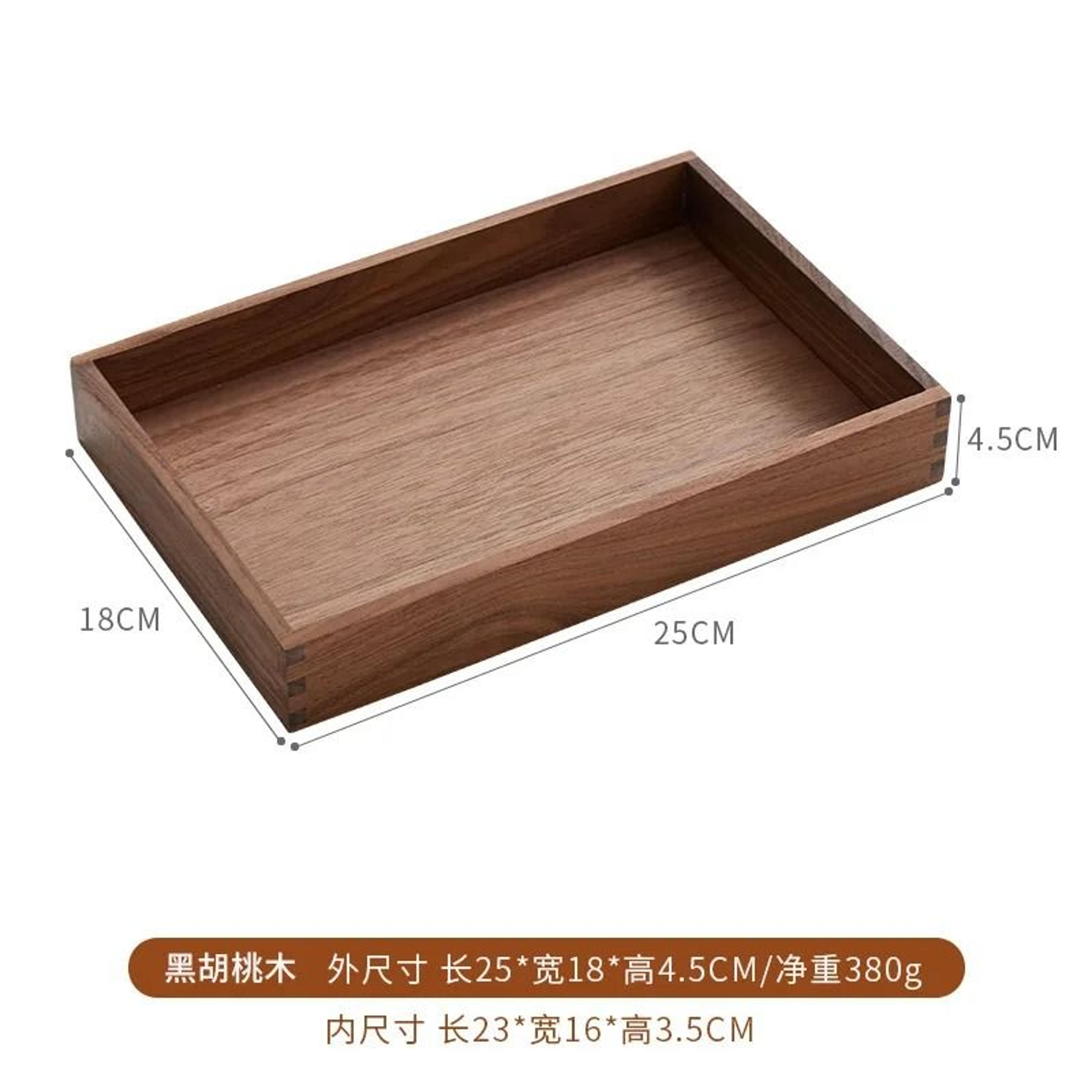 Solid Wood Desk Organizer Tray For Keys Jewelry And Stationery 14