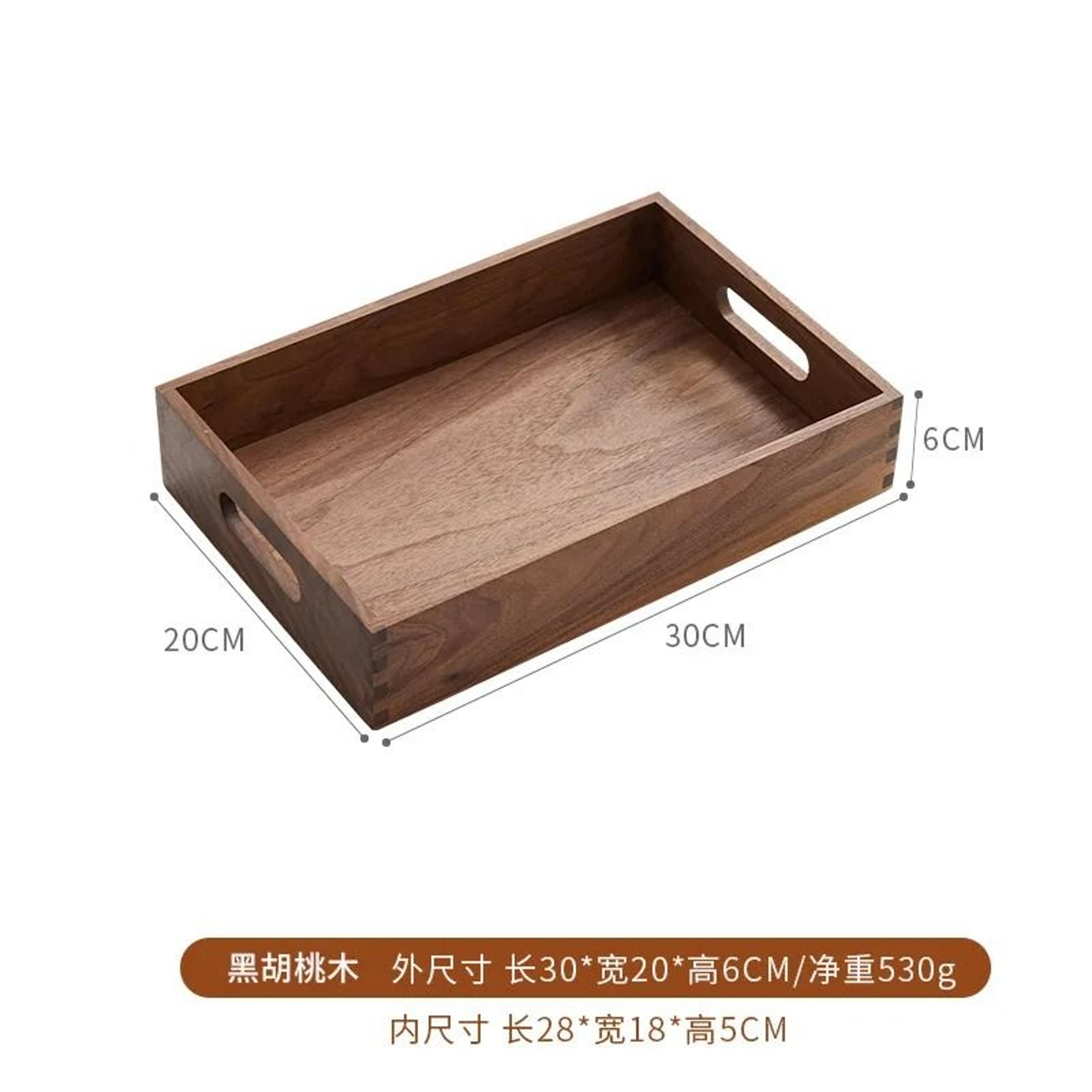 Solid Wood Desk Organizer Tray For Keys Jewelry And Stationery 3