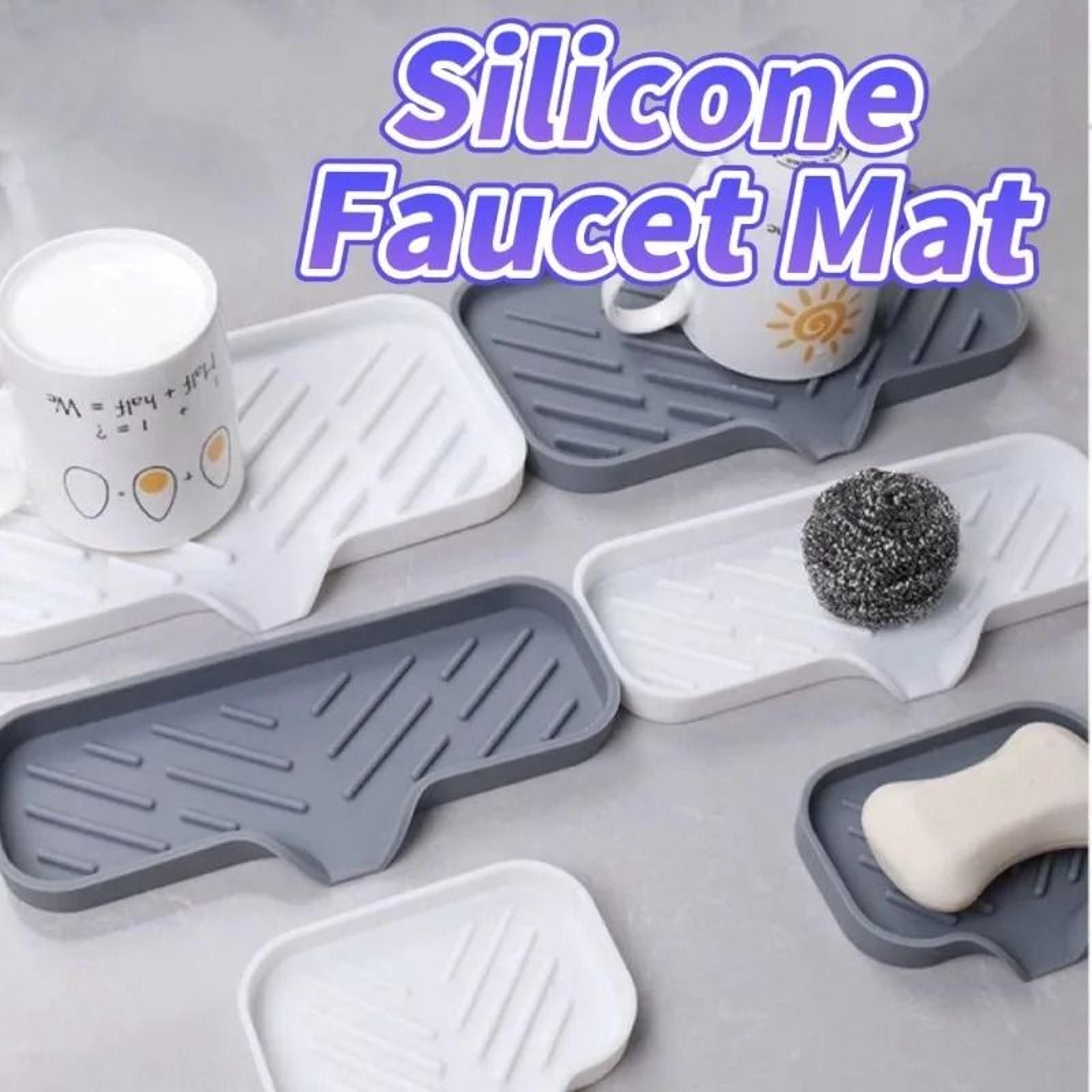 silicone sink tray sponge holder and kitchen sink organizer