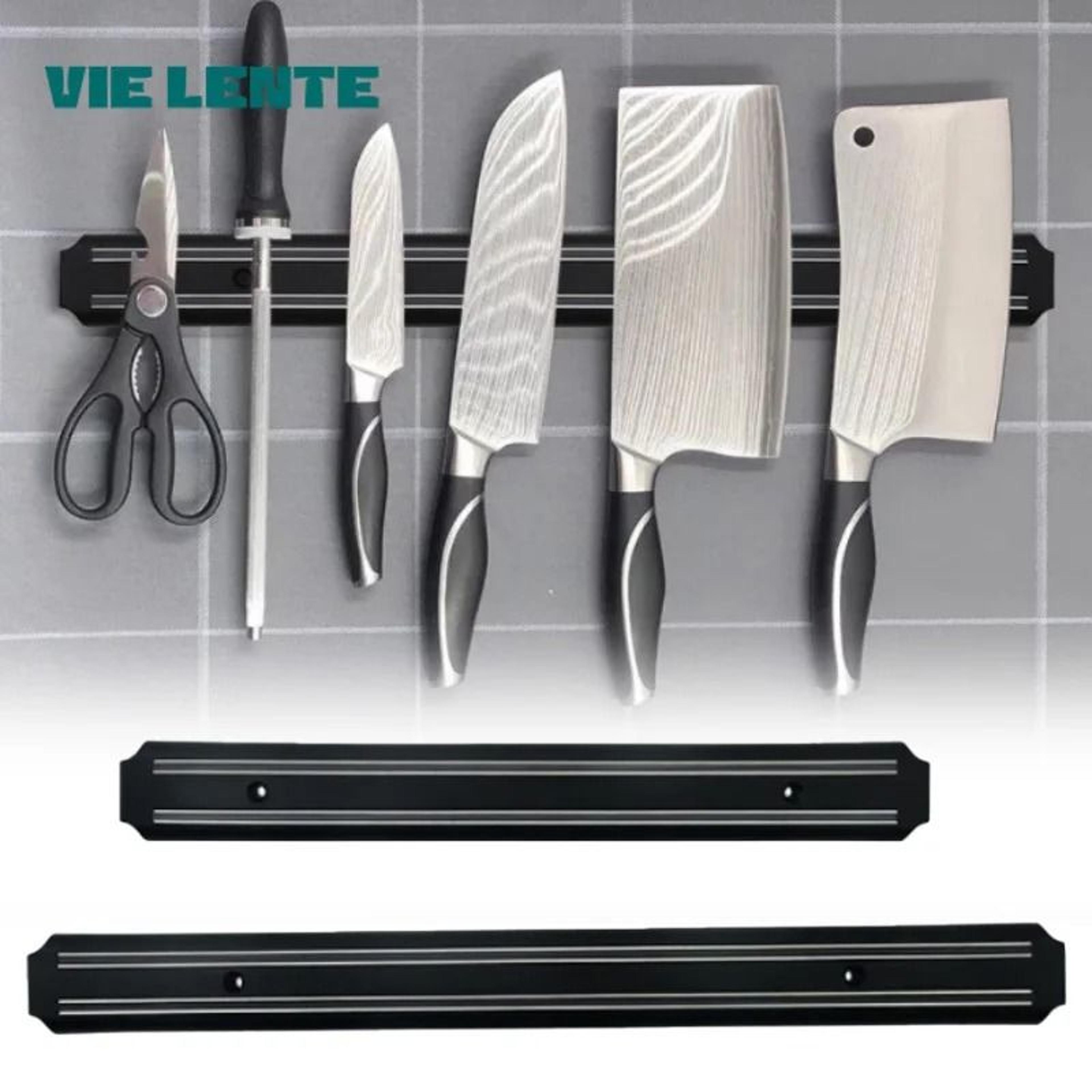 magnetic knife strip and steel kitchen tool holder