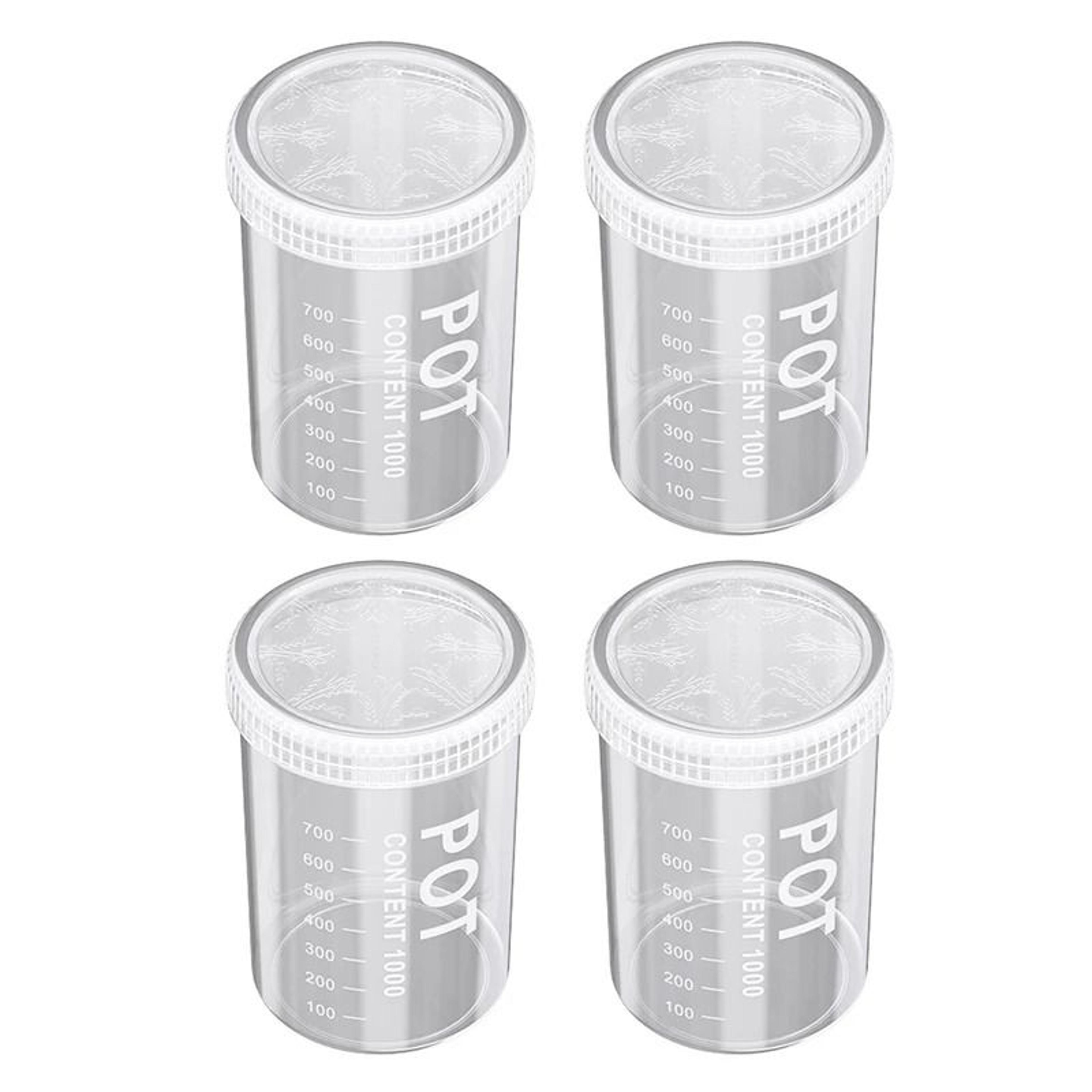 Sealed Grain Storage Cans With Measurement Marks For Spice And Refrigerator Organization 7