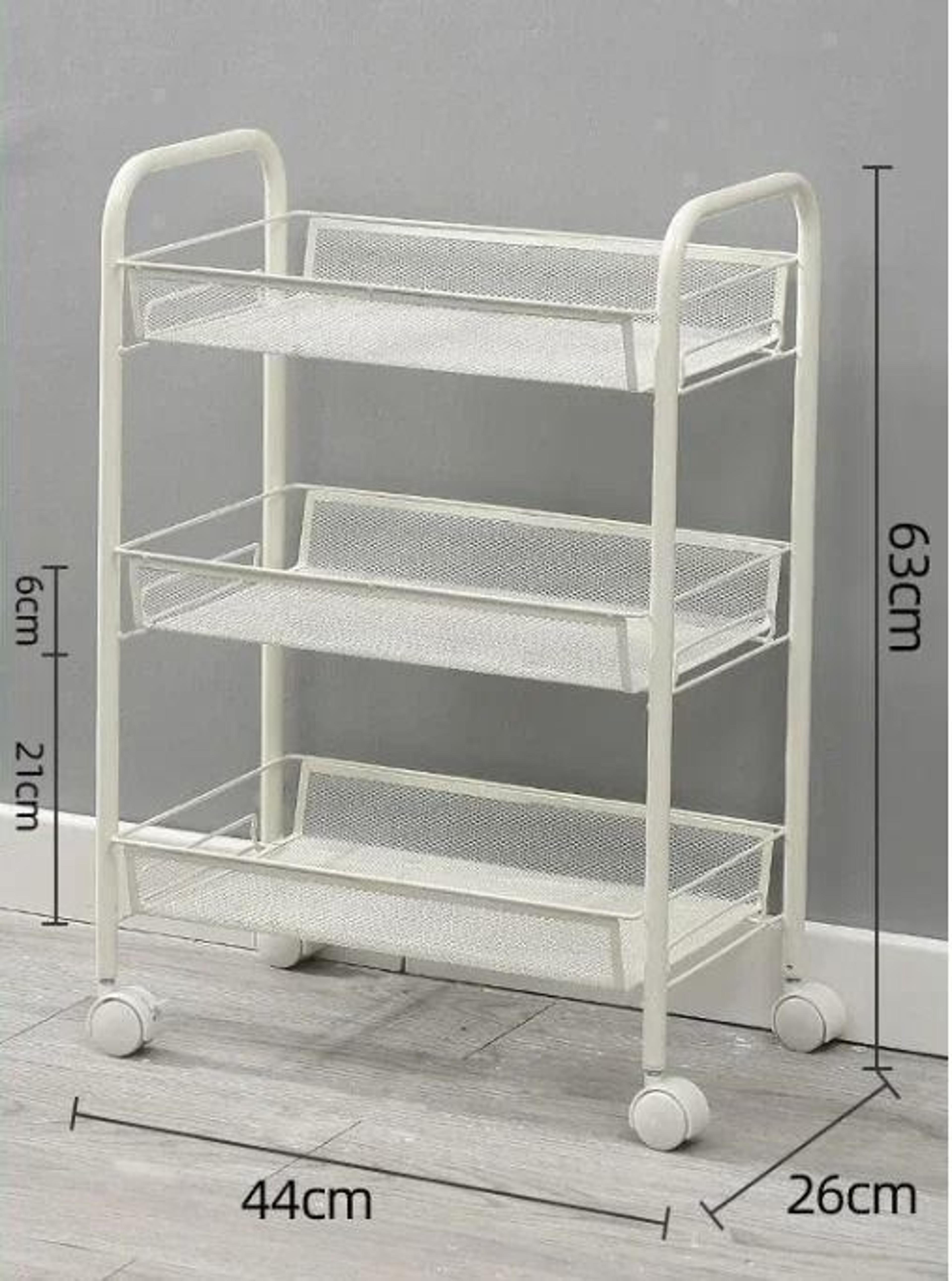 Five Layer Mobile Storage Trolley Rack For Kitchen Bathroom And Bedroom 2