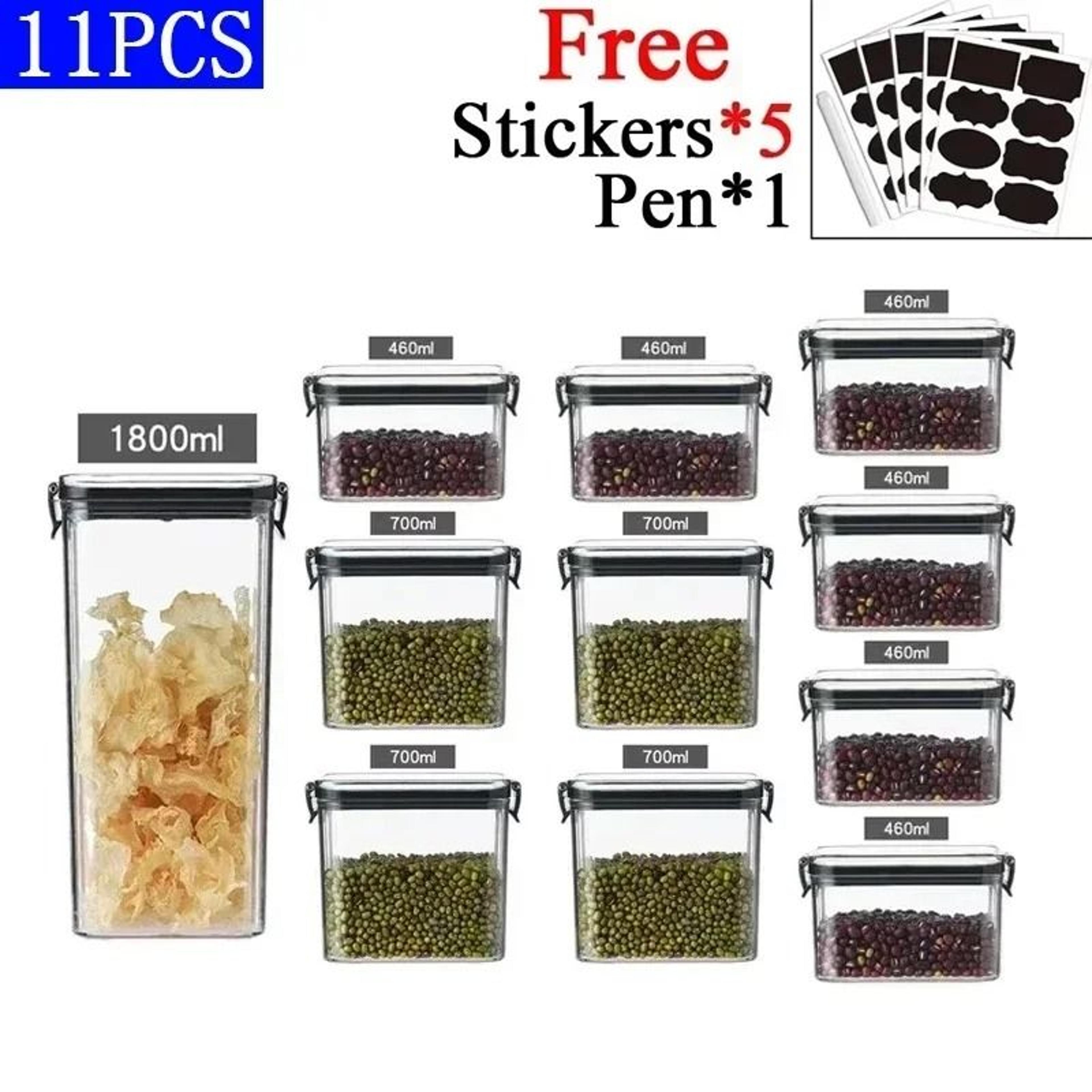 Stackable Airtight Food Storage Containers For Pantry Organization 23