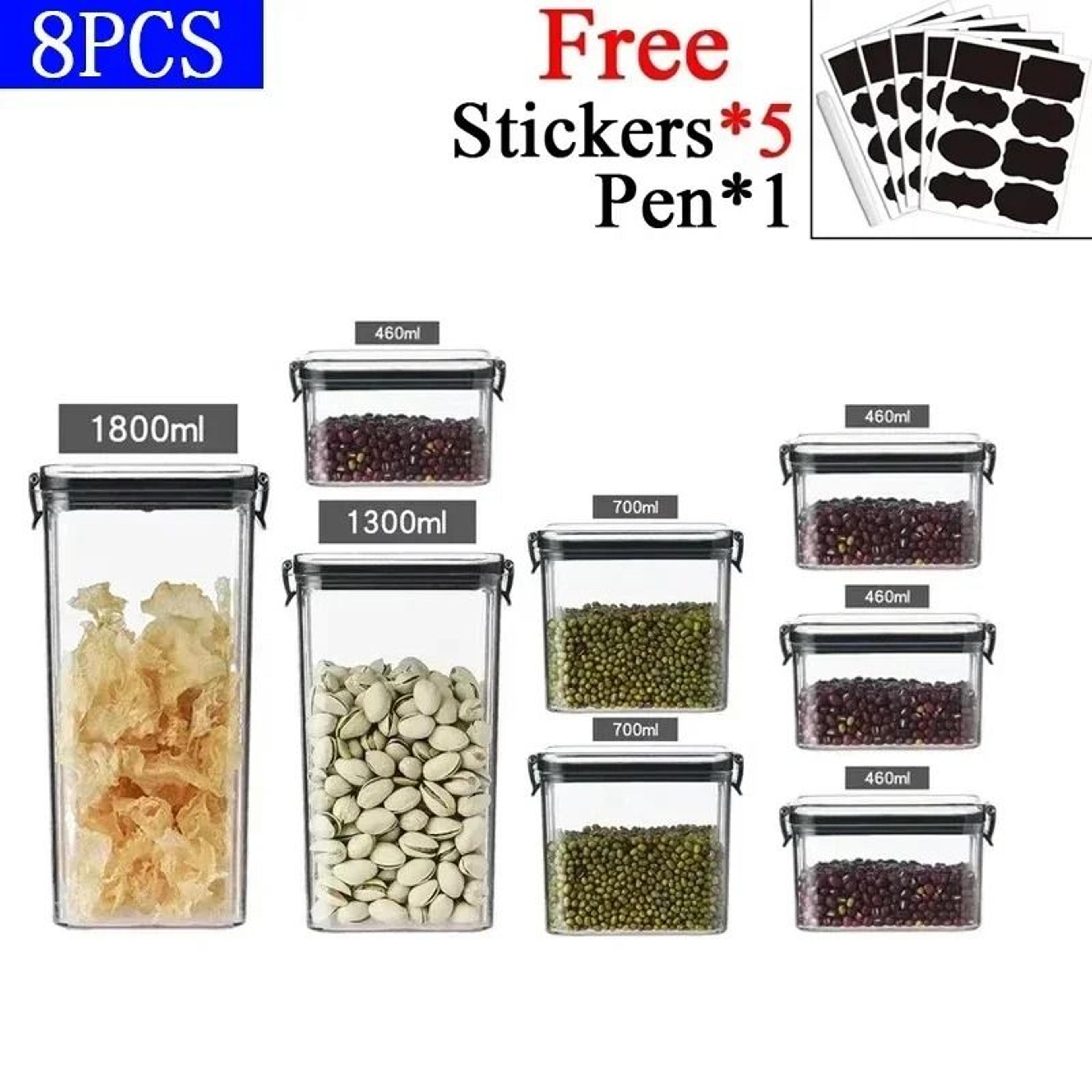 Stackable Airtight Food Storage Containers For Pantry Organization 21