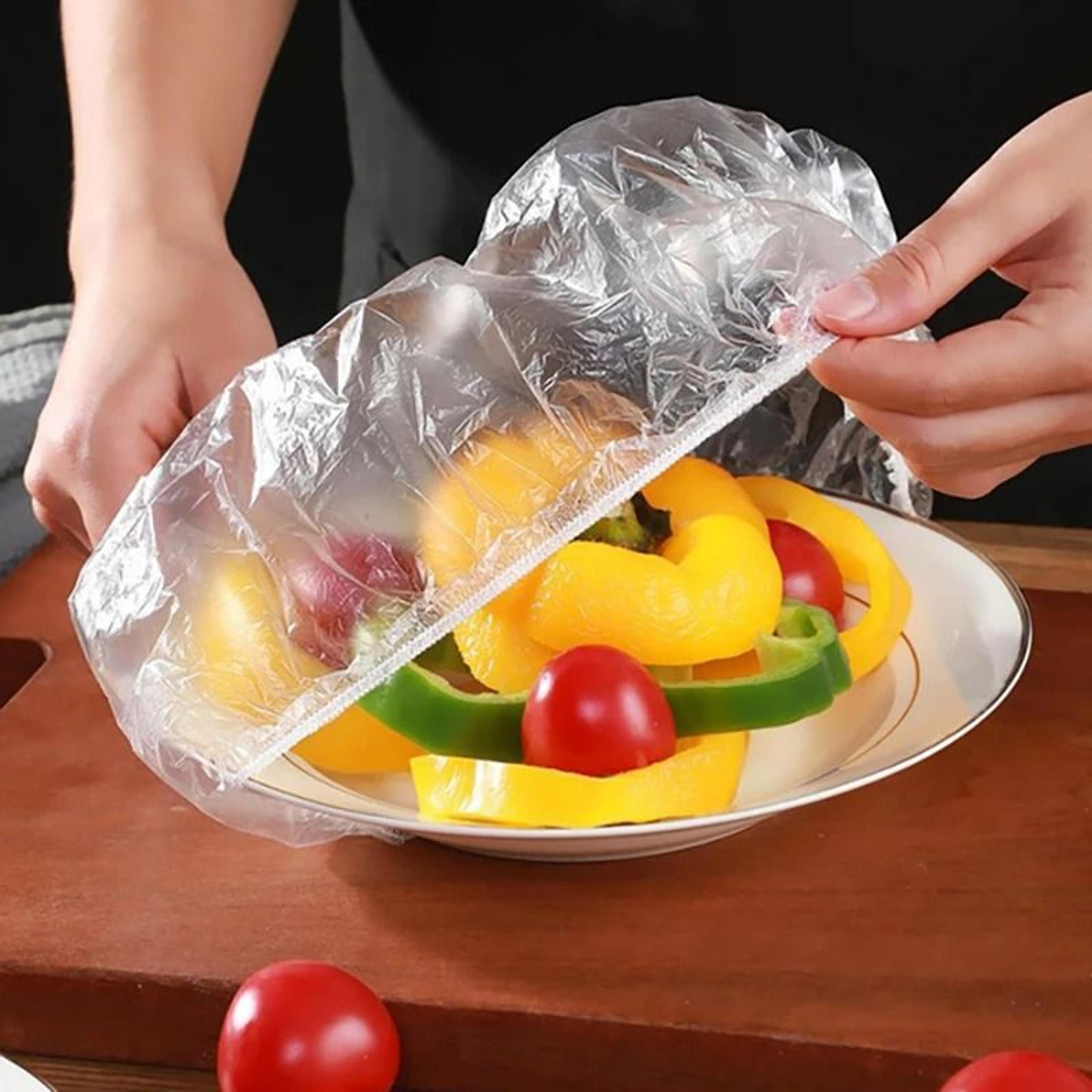 disposable elastic food covers for bowls plates and fresh storage