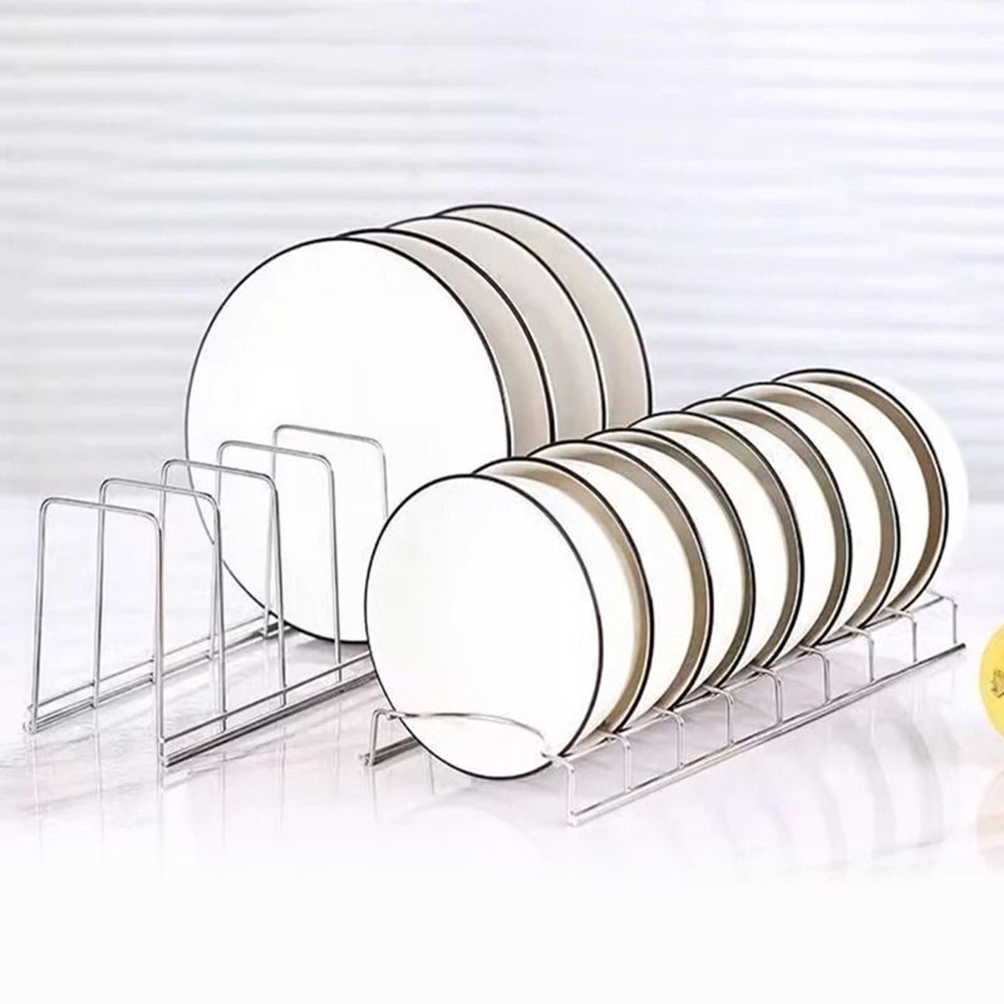 Stainless Steel Dish Draining Rack For Plates Bowls And Kitchen Storage 3