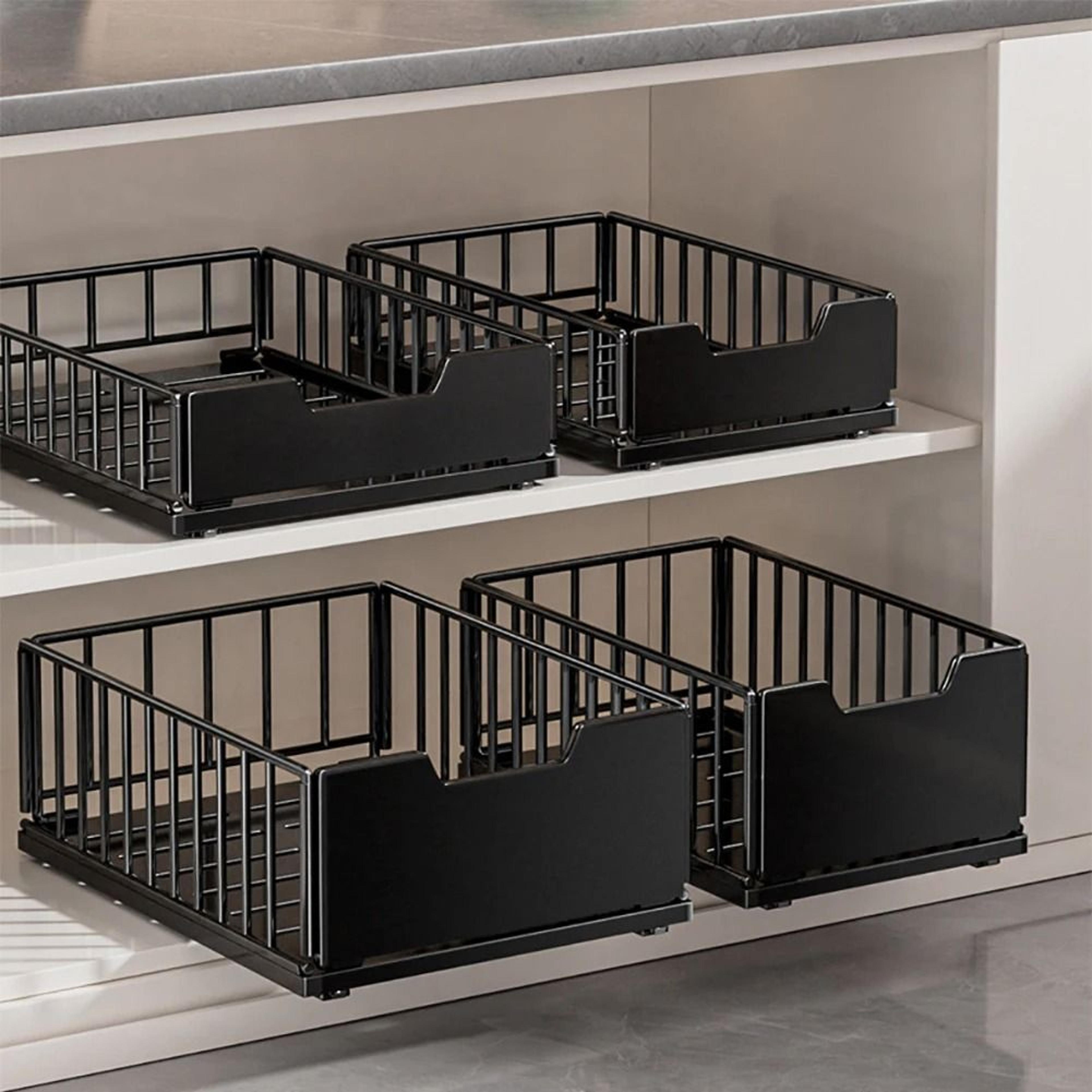 Pull Out Cabinet Organizer Slide Out Kitchen Storage Rack 0