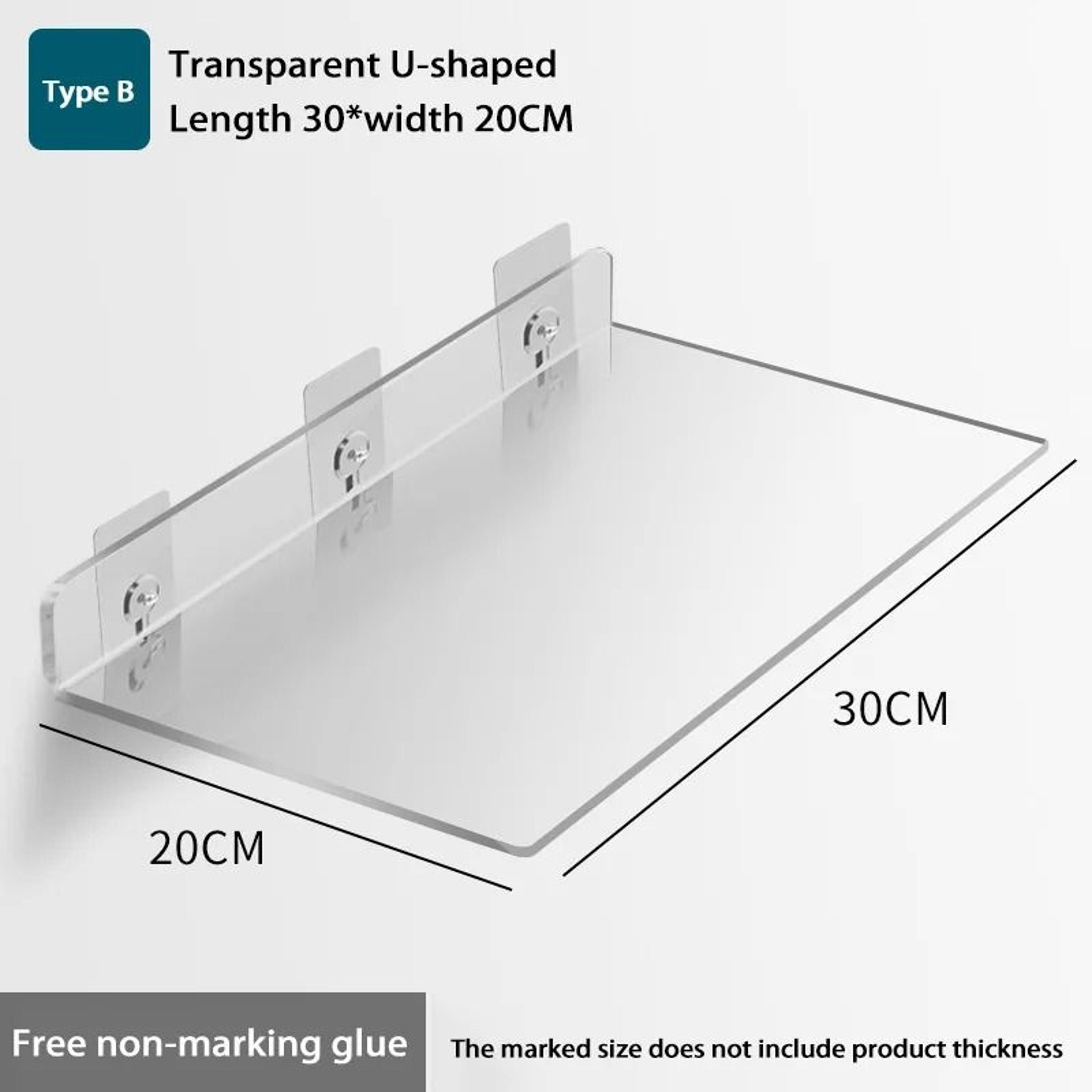 Self Adhesive Wall Storage Shelf For Bathroom And Kitchen 3