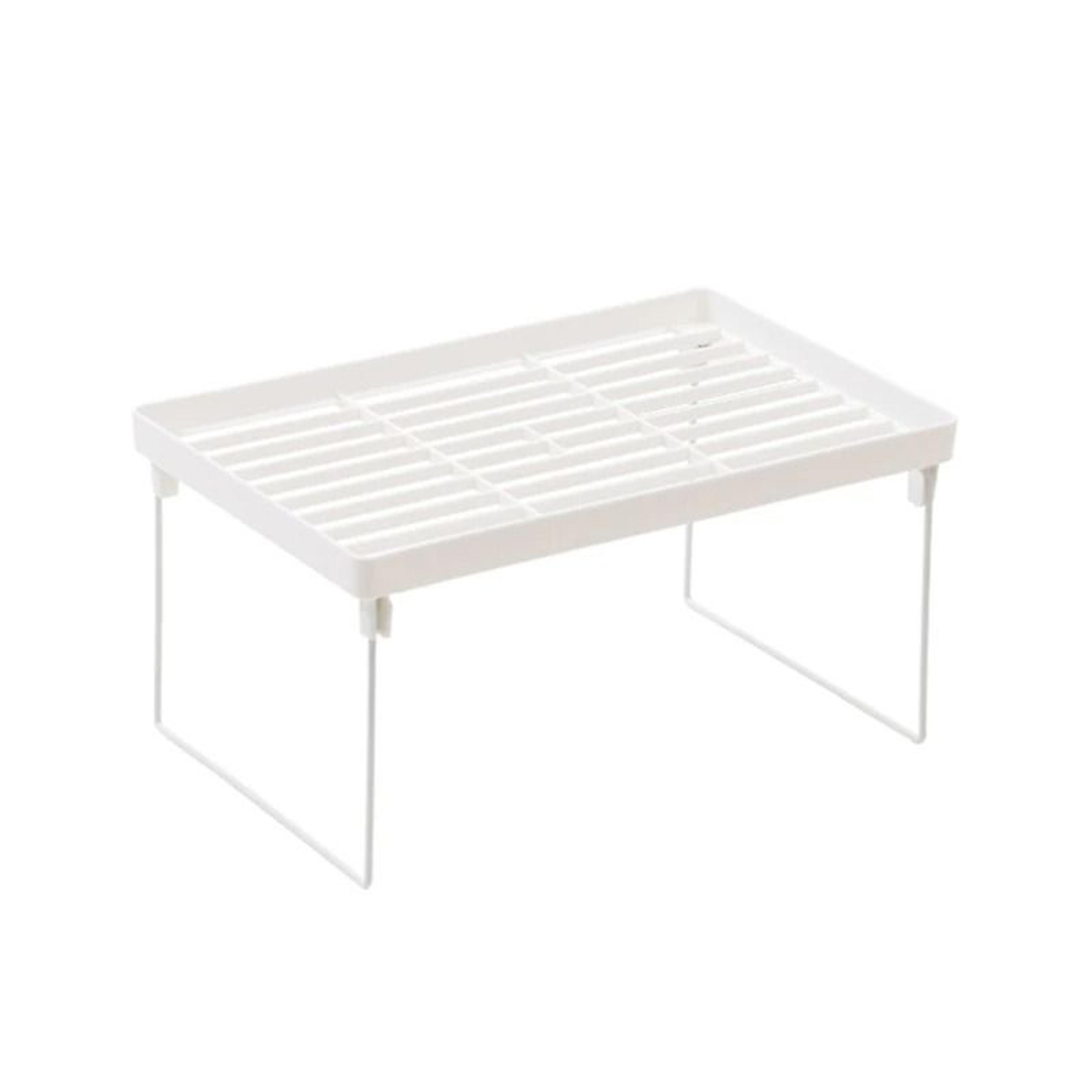 space saving pantry organizer shelf for kitchen bathroom and office storage