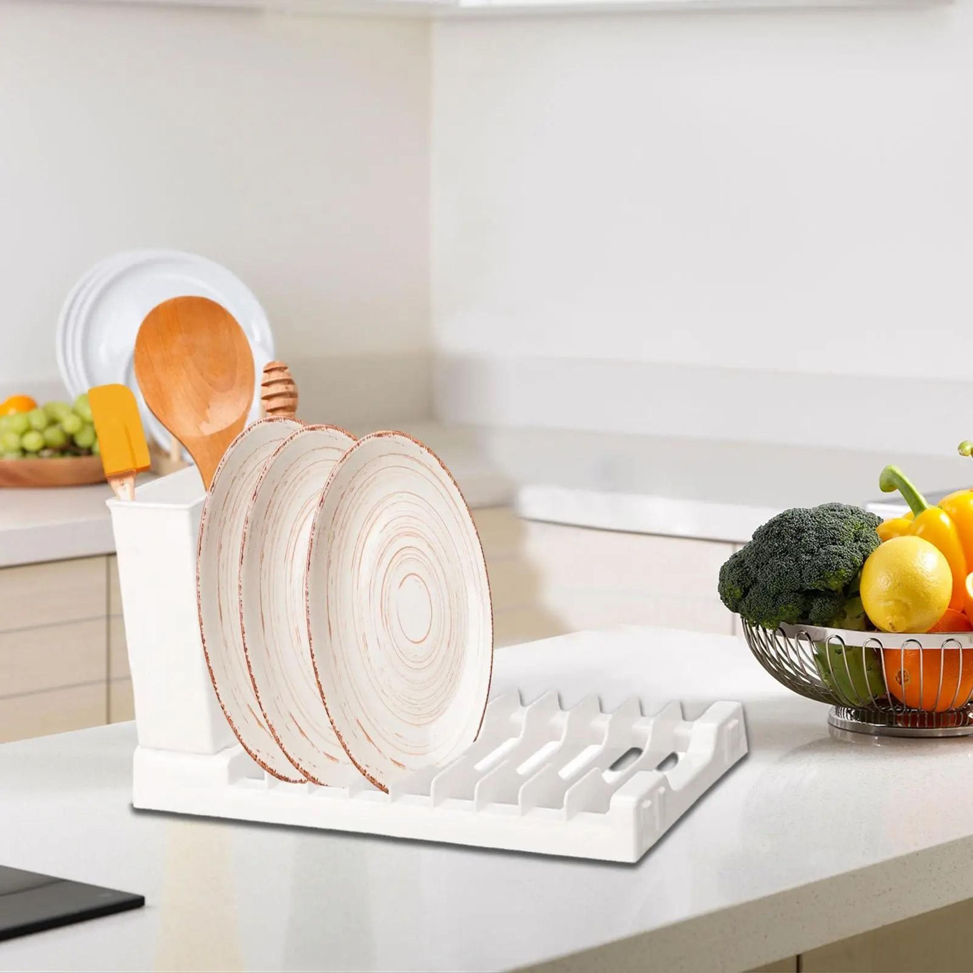 Space Saving Sink Dish Drying Rack With Cutlery Holder 3
