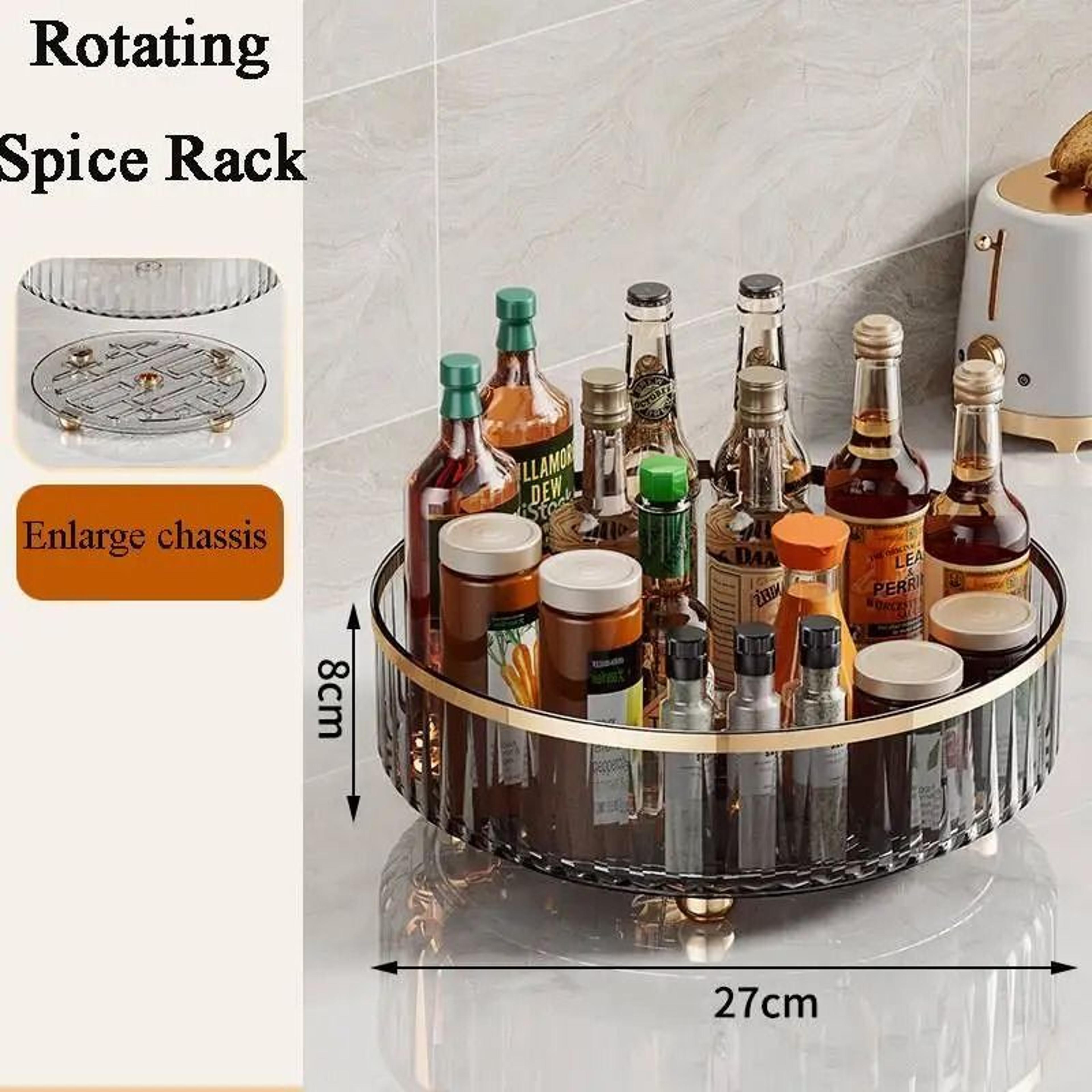Rotating Spice Rack Organizer For Kitchen Cabinet Pantry And Vanity Storage 7