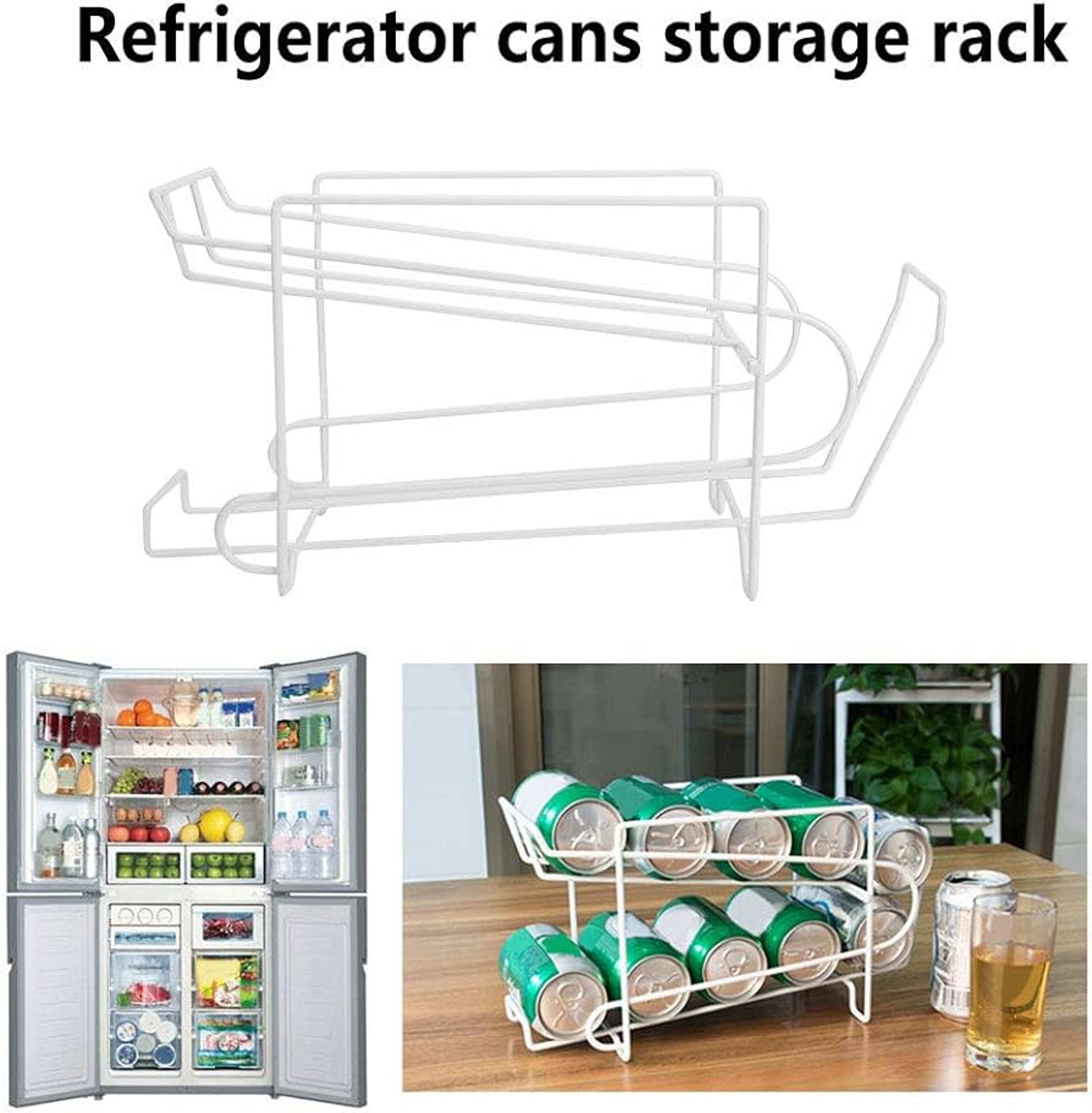 Double Layer Soda Can Rack For Refrigerator Pantry And Countertop Storage 6