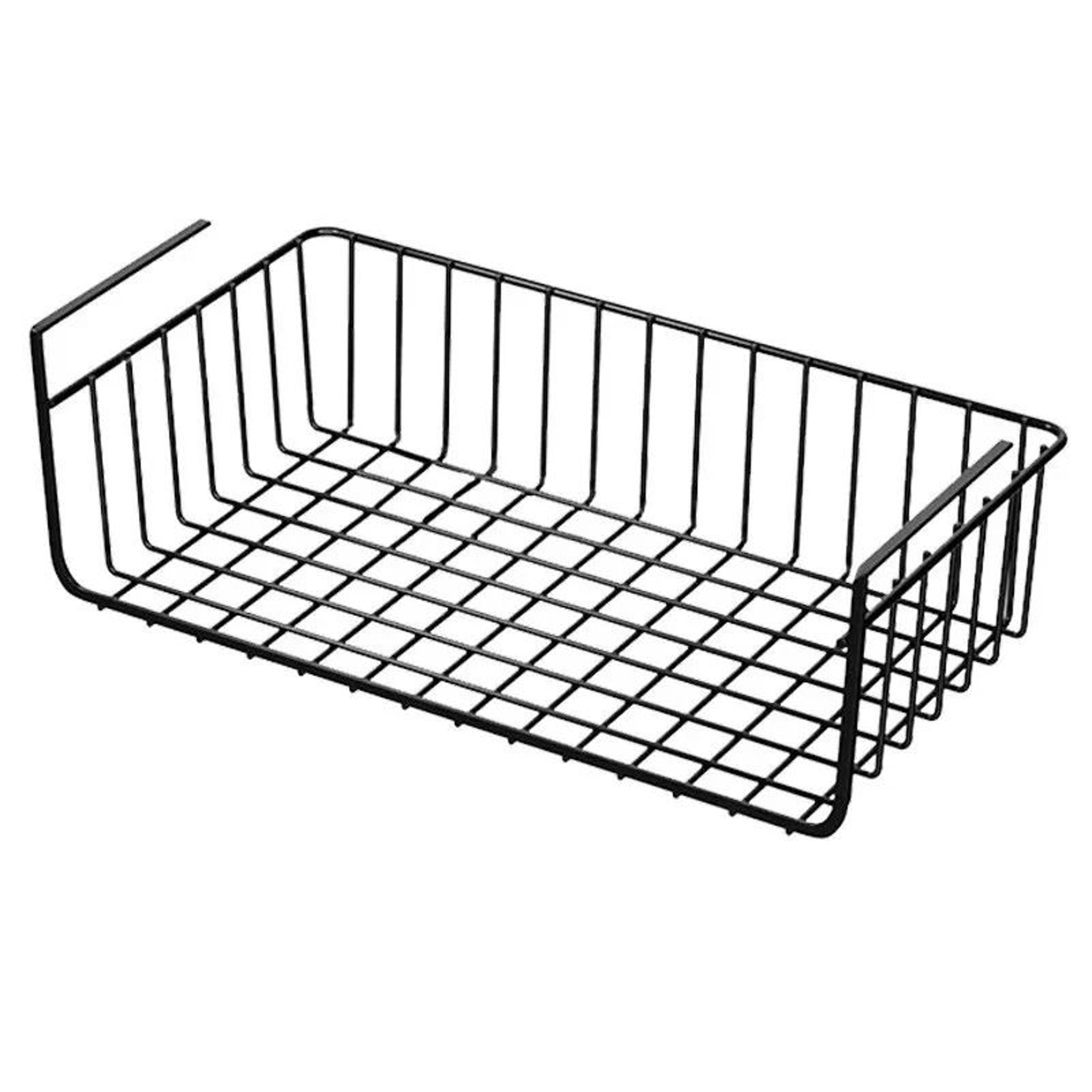 Hanging Under Cabinet Storage Basket For Kitchen And Wardrobe Organization 1