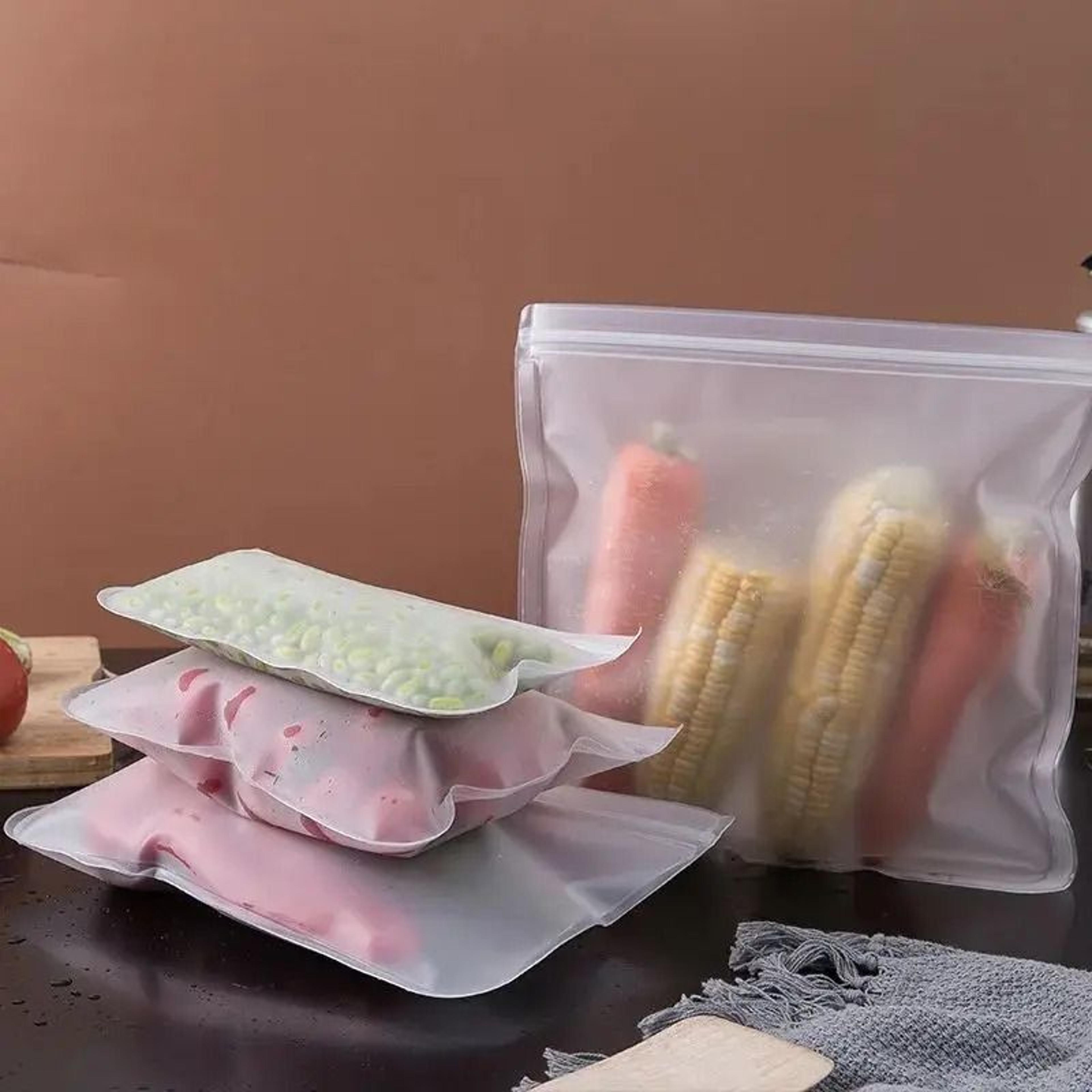 Reusable Silicone Food Storage Bags For Lunch And Fresh Food 6