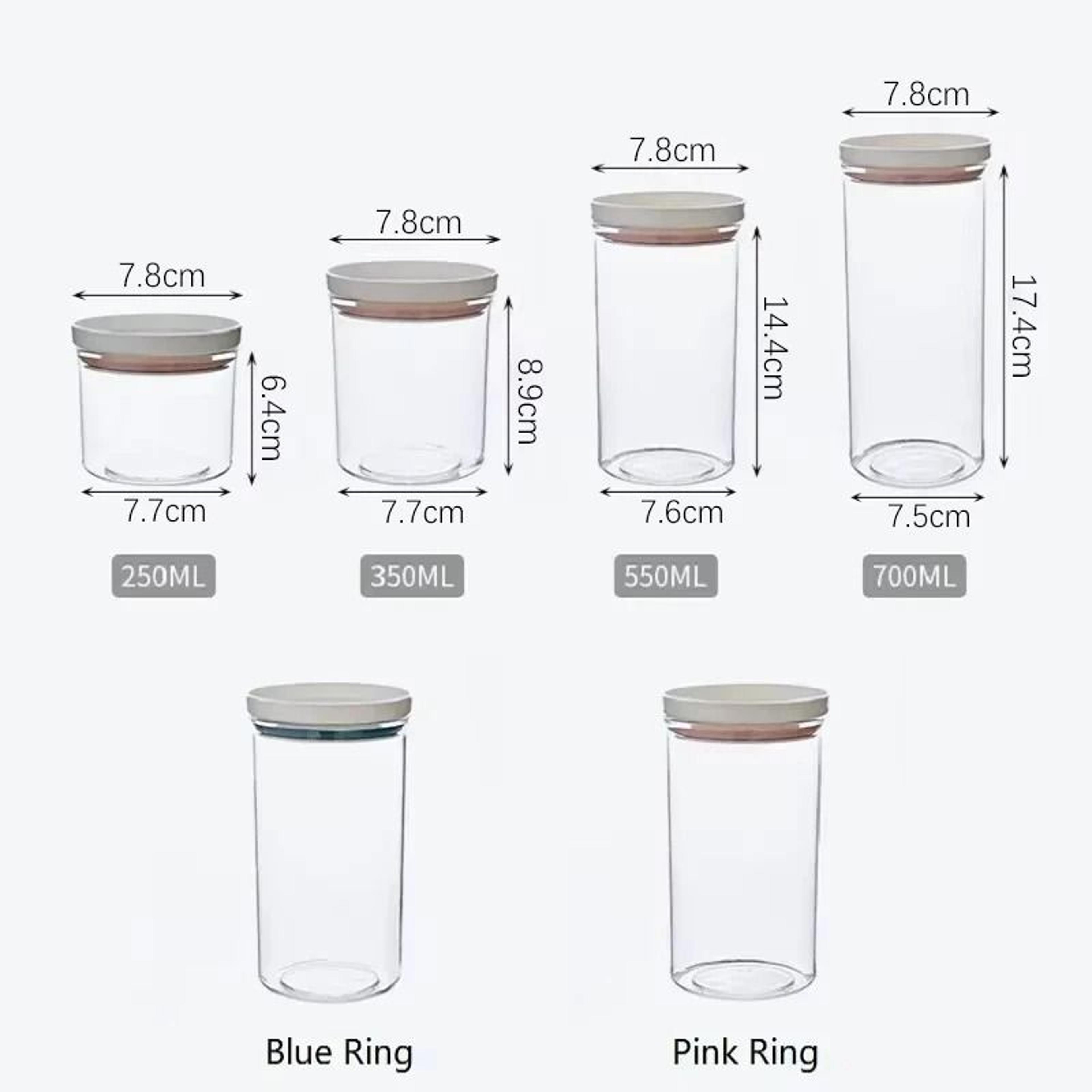 Transparent Sealed Storage Jar For Grains Snacks And Kitchen Organization 4