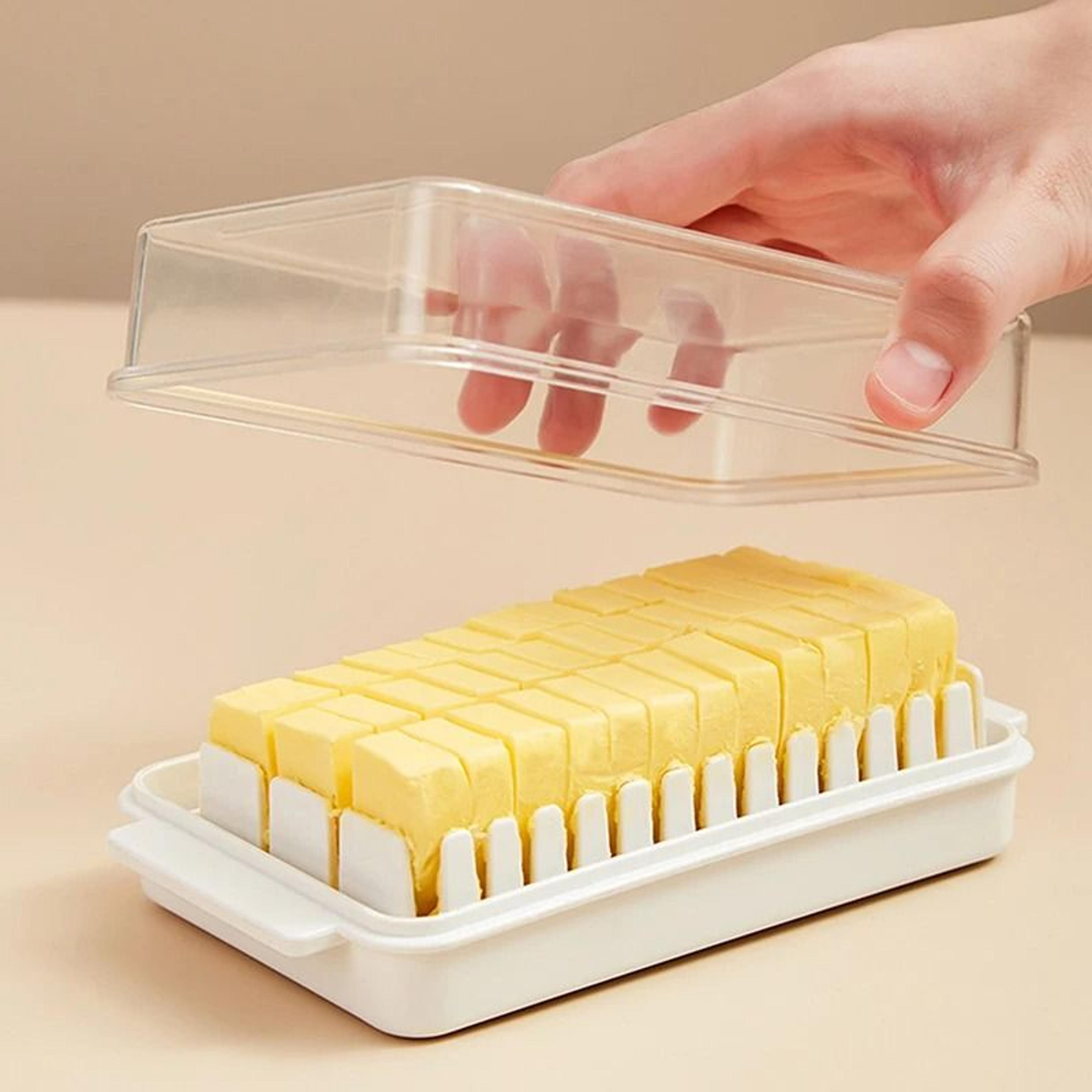 Butter Cheese Cutter Storage Box With Lid For Refrigerator Fresh Keeping 8