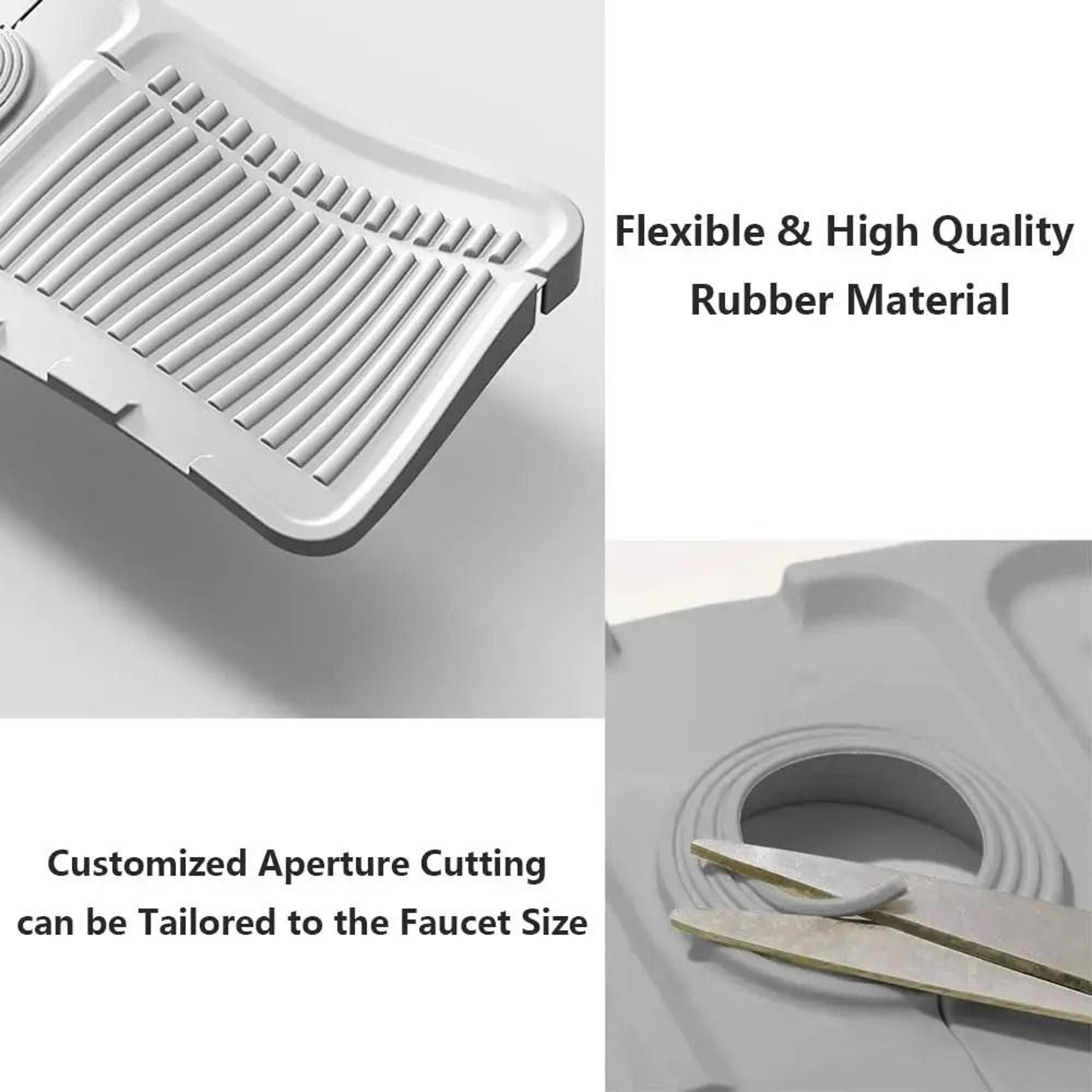 Silicone Faucet Mat For Kitchen Sink Countertop Drainage 6