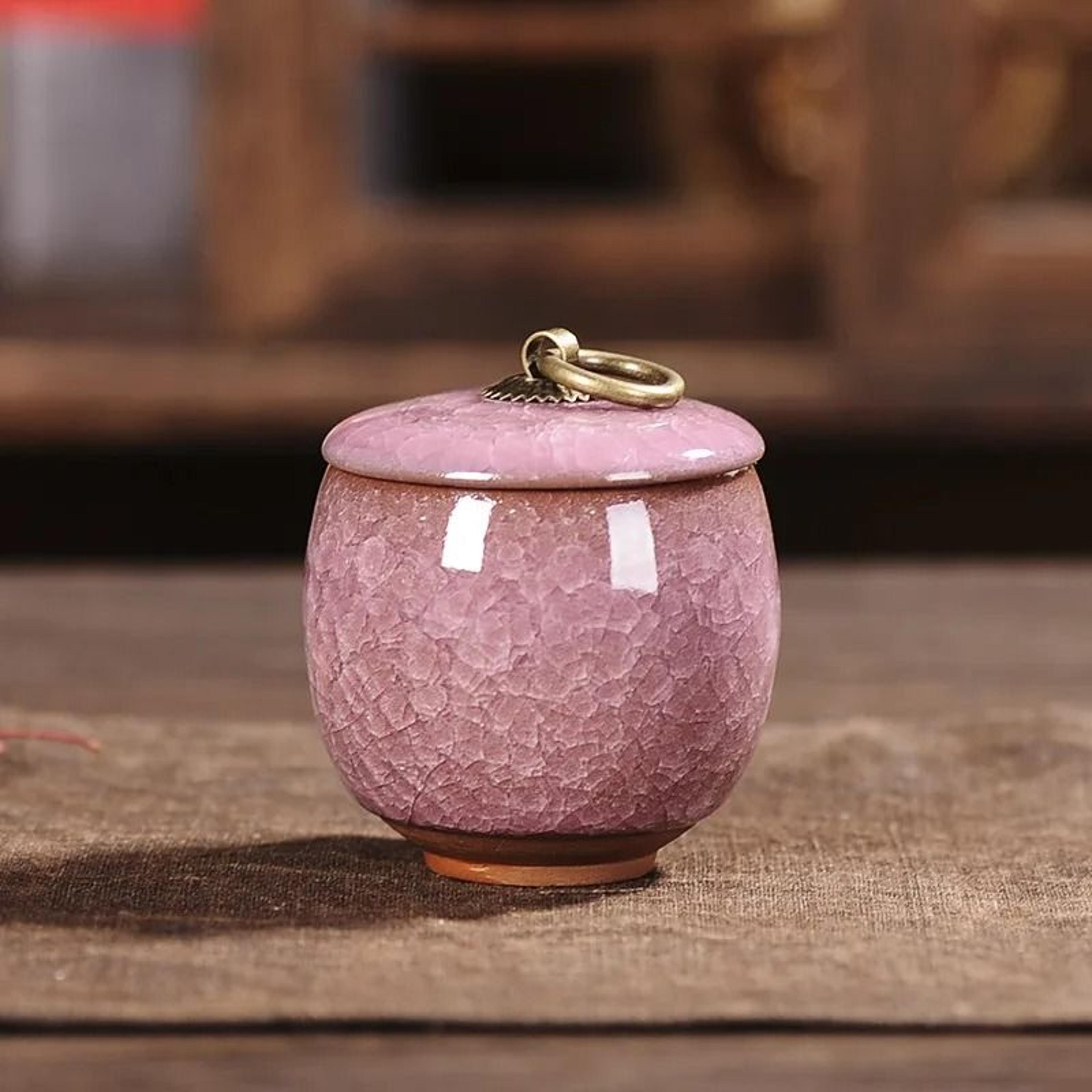 Mini Ceramic Storage Jar For Tea Coffee Sugar And Kitchen Decor 14