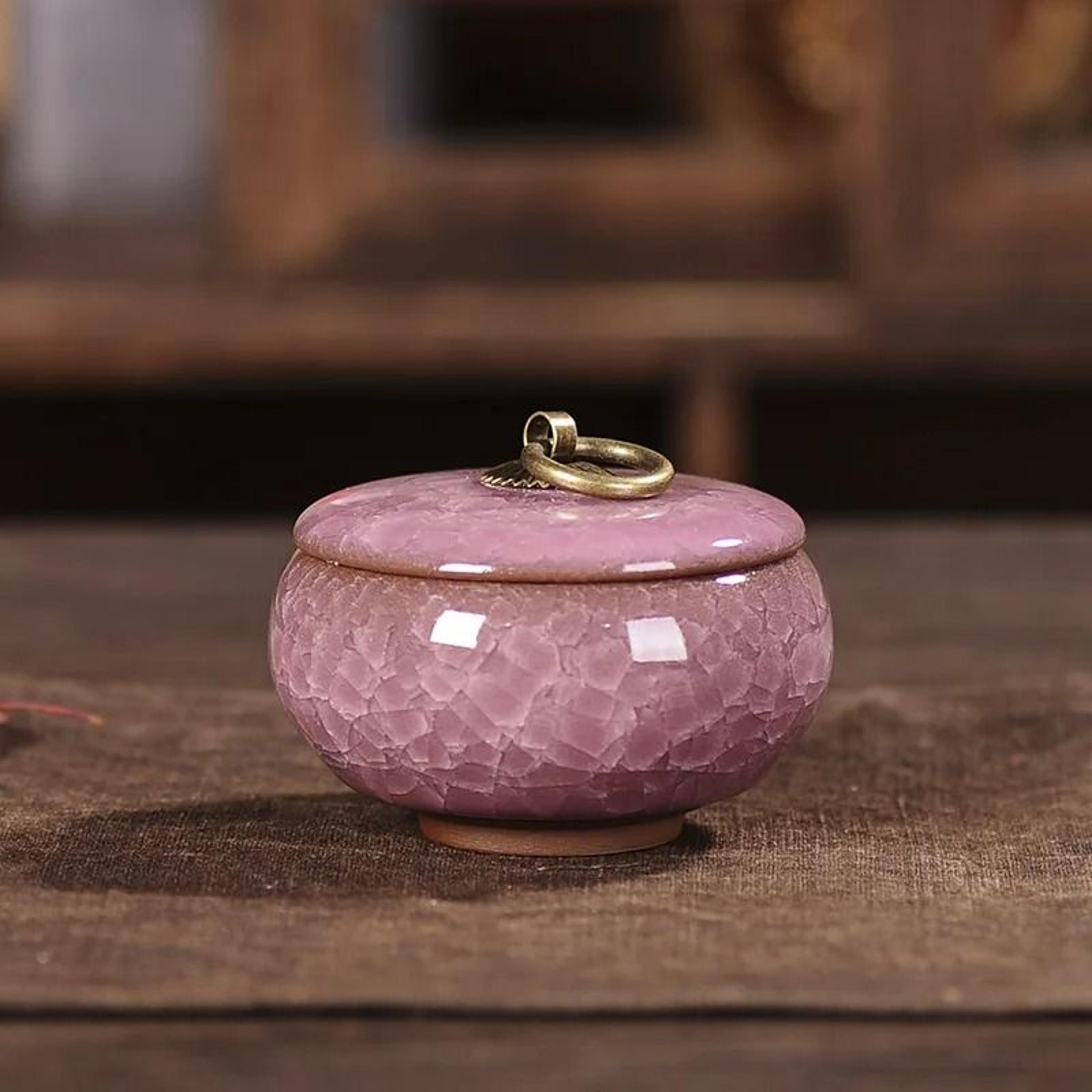 Mini Ceramic Storage Jar For Tea Coffee Sugar And Kitchen Decor 8