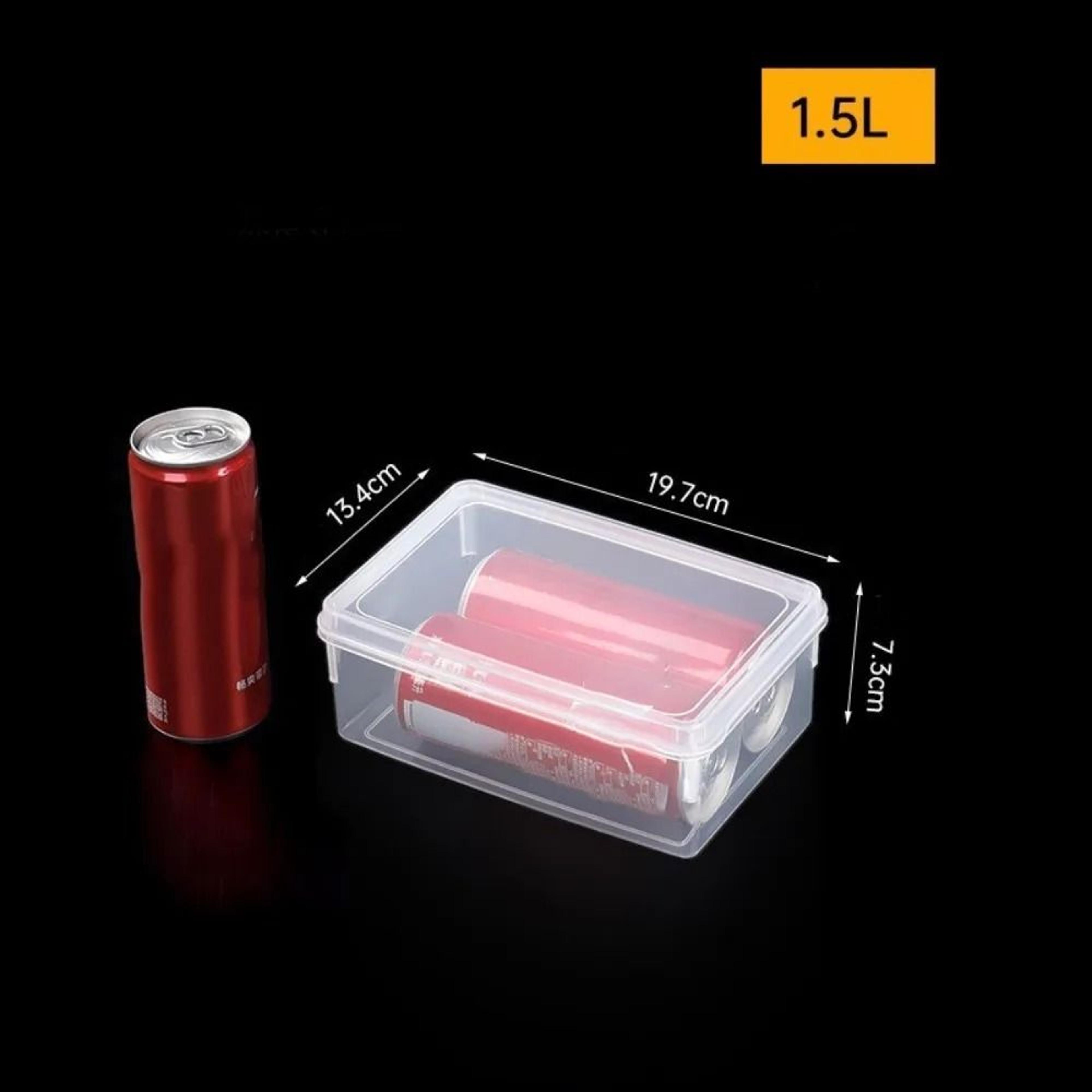 Transparent Rectangular Food Storage Box For Kitchen And Refrigerator Organization 1