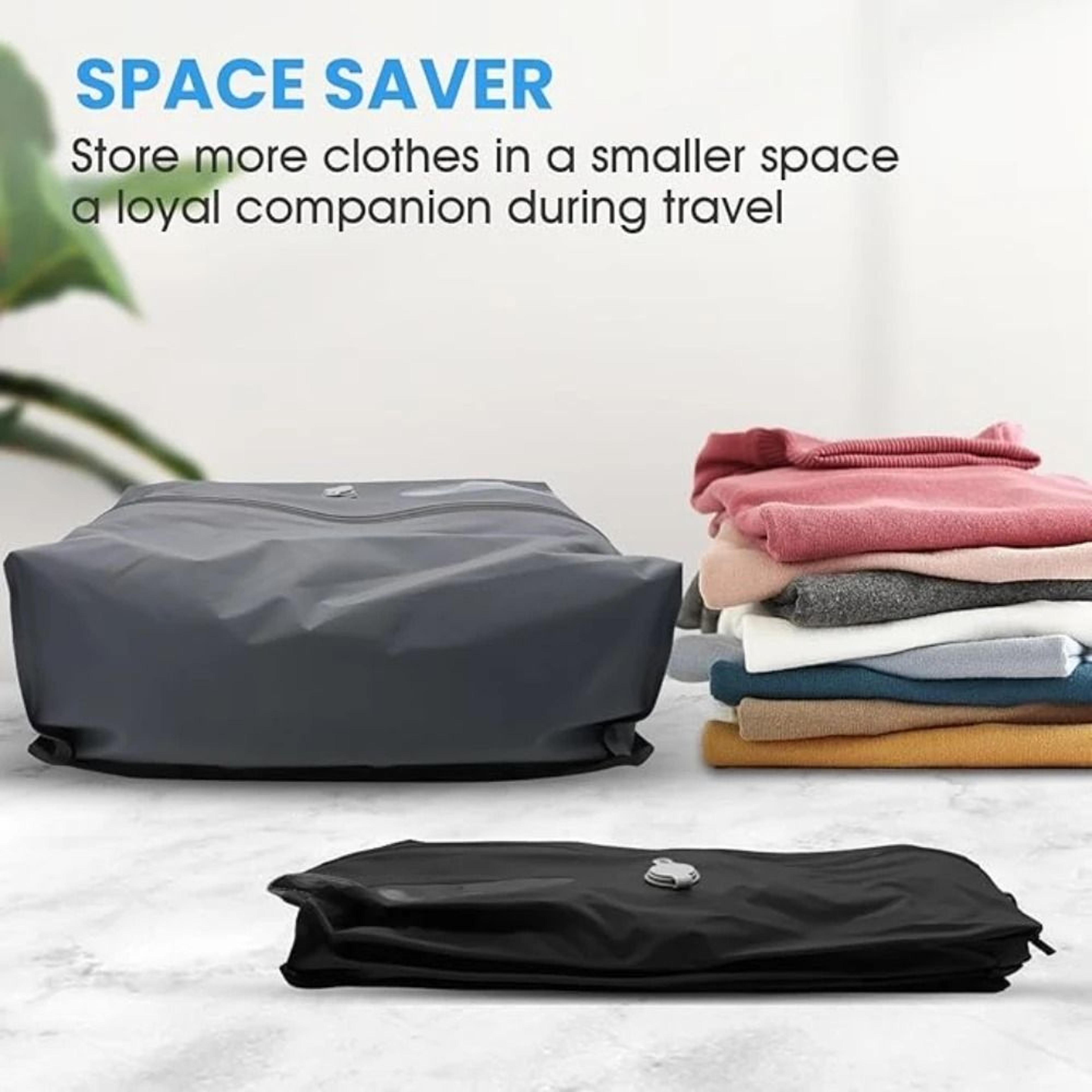 Travel Vacuum Compression Storage Bags For Luggage And Backpack Packing 4