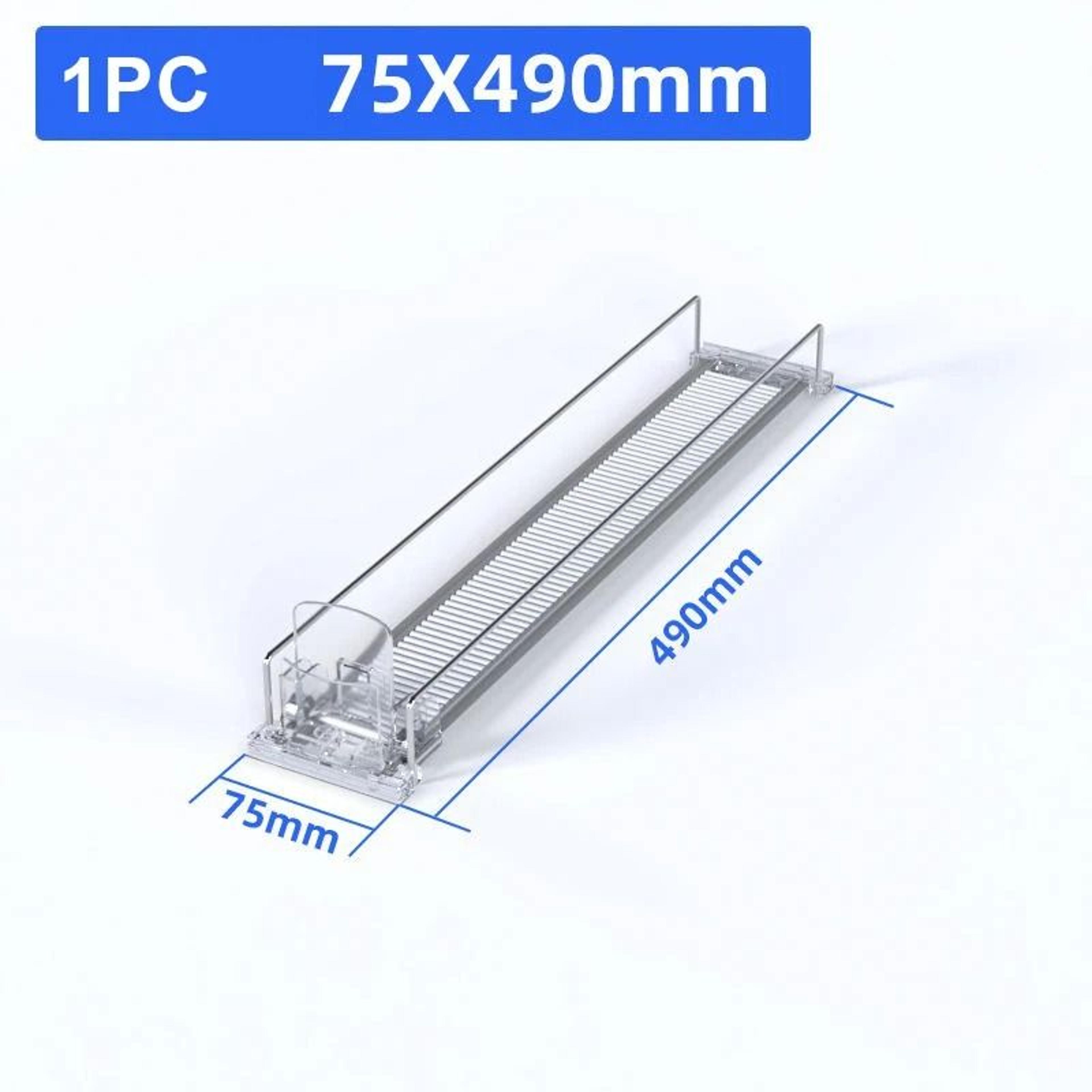 Automatic Beverage Pusher Glide Refrigerator Organizer For Cans Bottles Drinks Storage 7