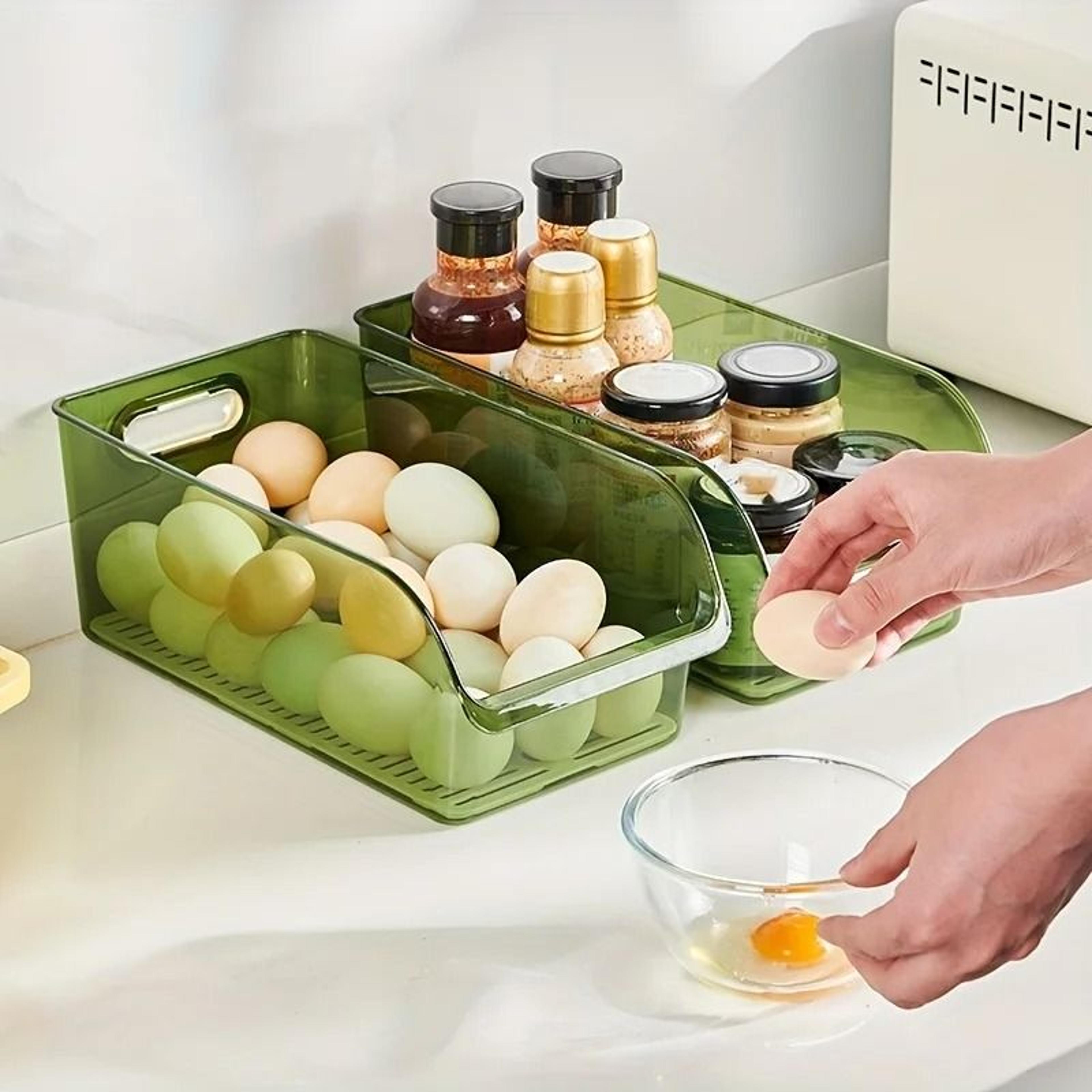 Refrigerator Storage Drawer Box For Fruit Vegetable Egg Kitchen Organization 3