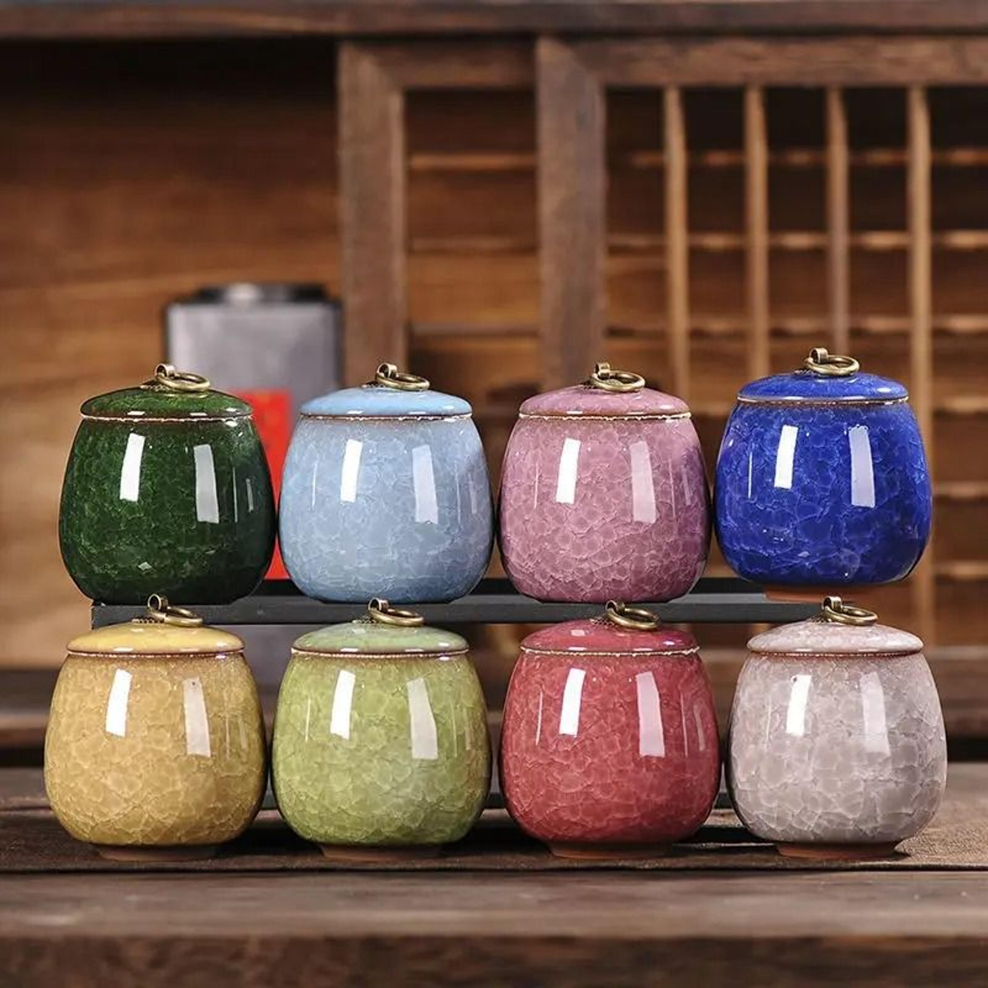 Mini Airtight Tea Coffee Sugar Jar With Lid Kitchen Storage Container 0