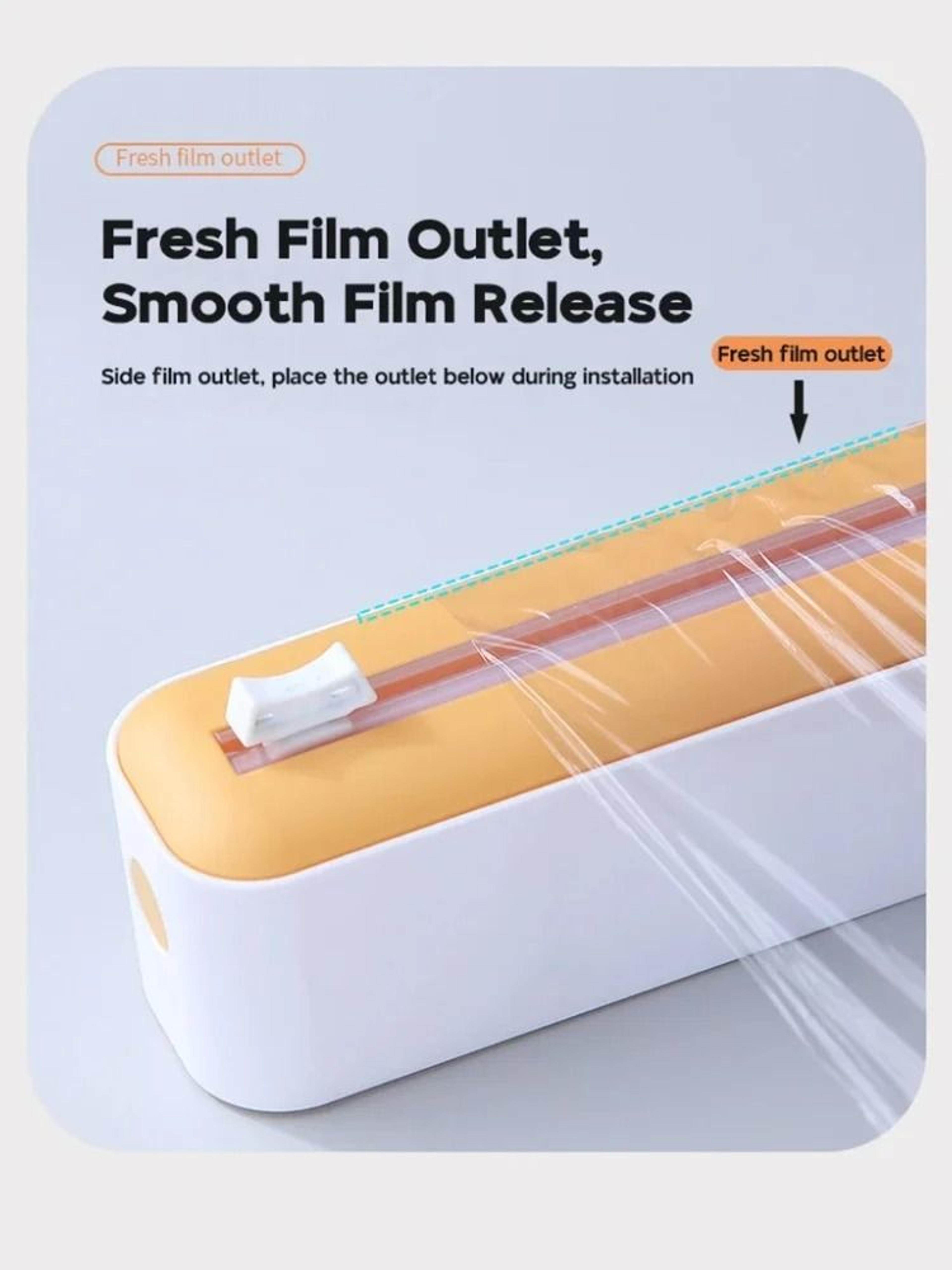 Magnetic Plastic Wrap Dispenser With Slide Cutter 5
