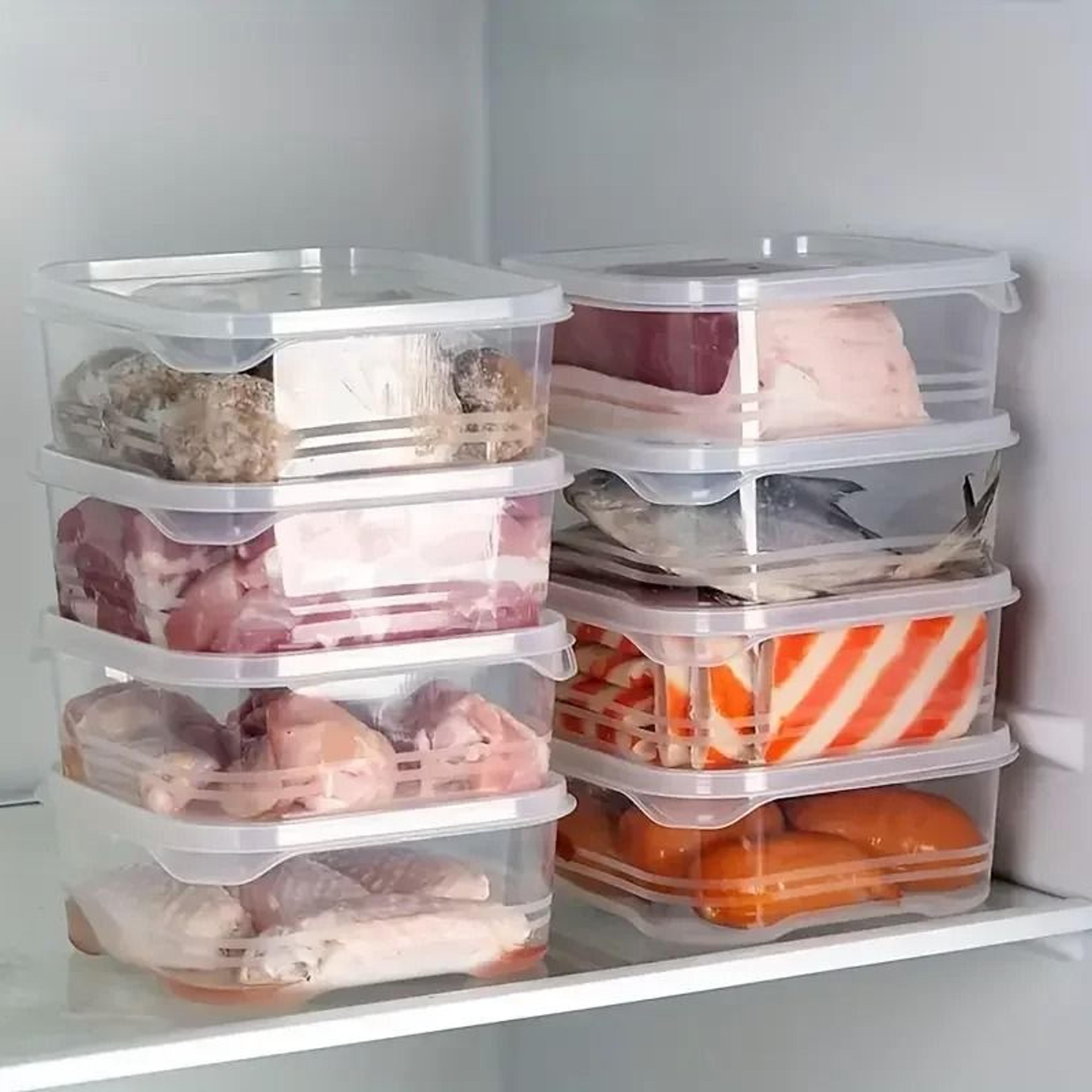 Clear Sealed Food Storage Boxes For Fridge And Freezer 6