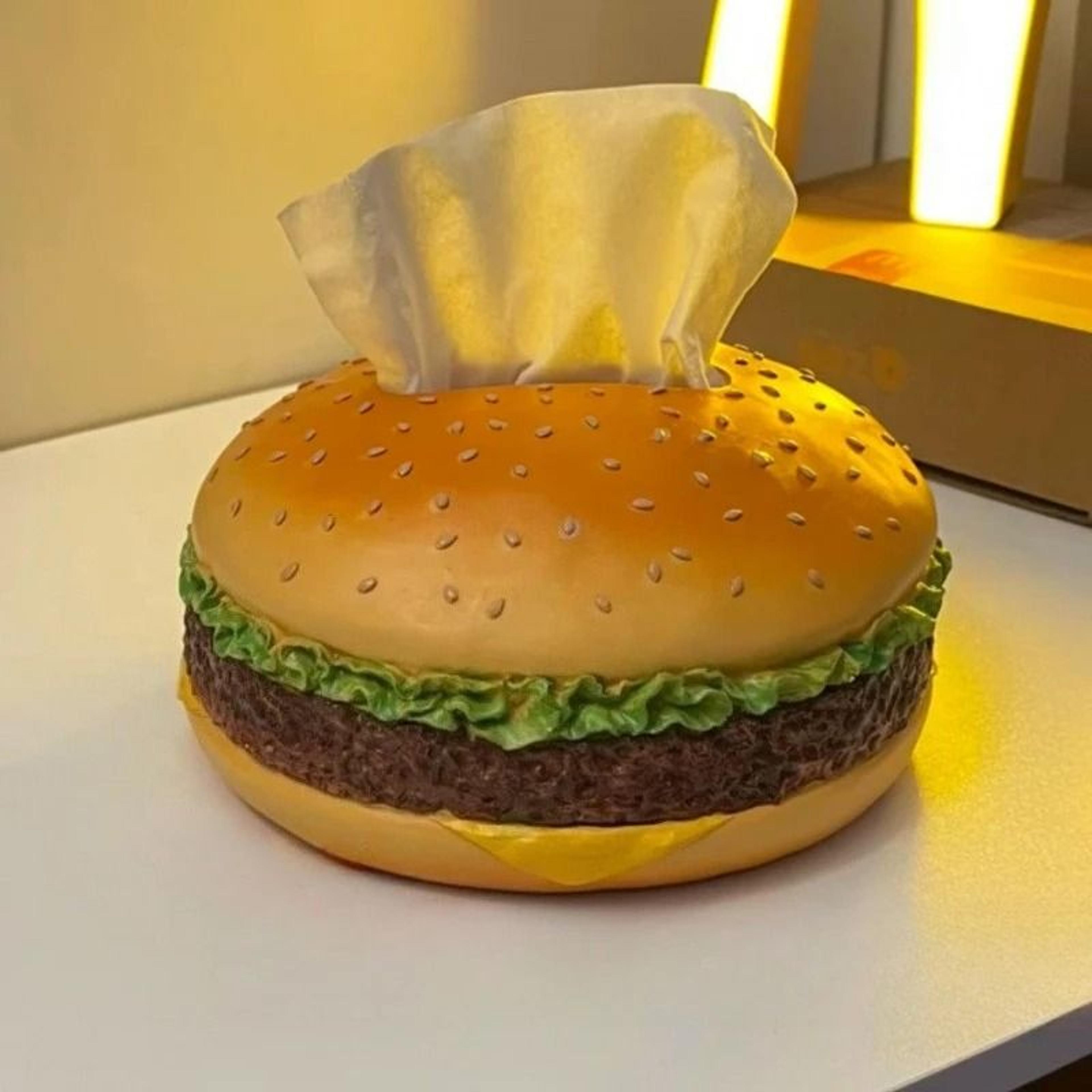 Hamburger Tissue Box Holder For Cute Home Decor 5