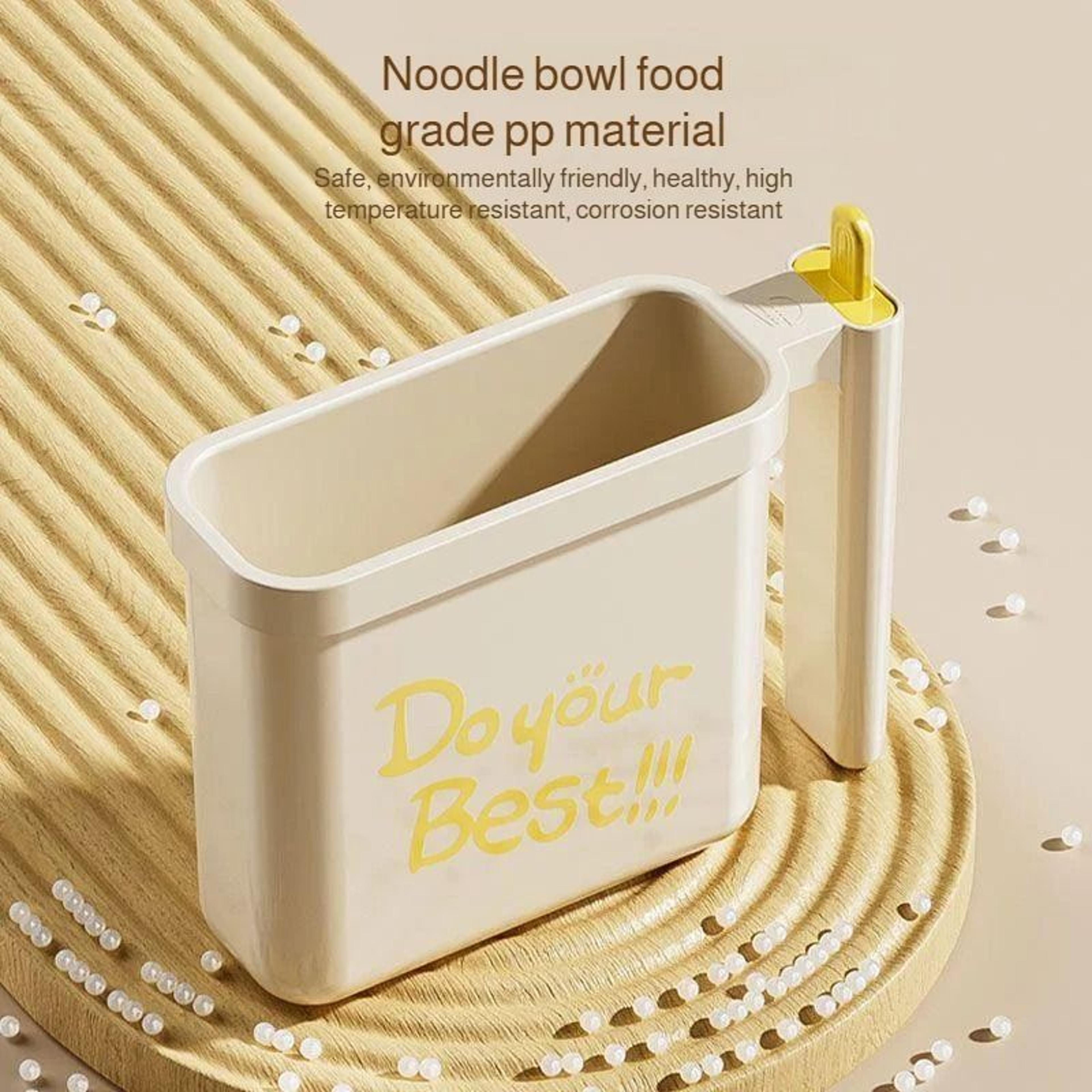 No Wash Instant Noodle Bowl With Fork For Quick Meals 8