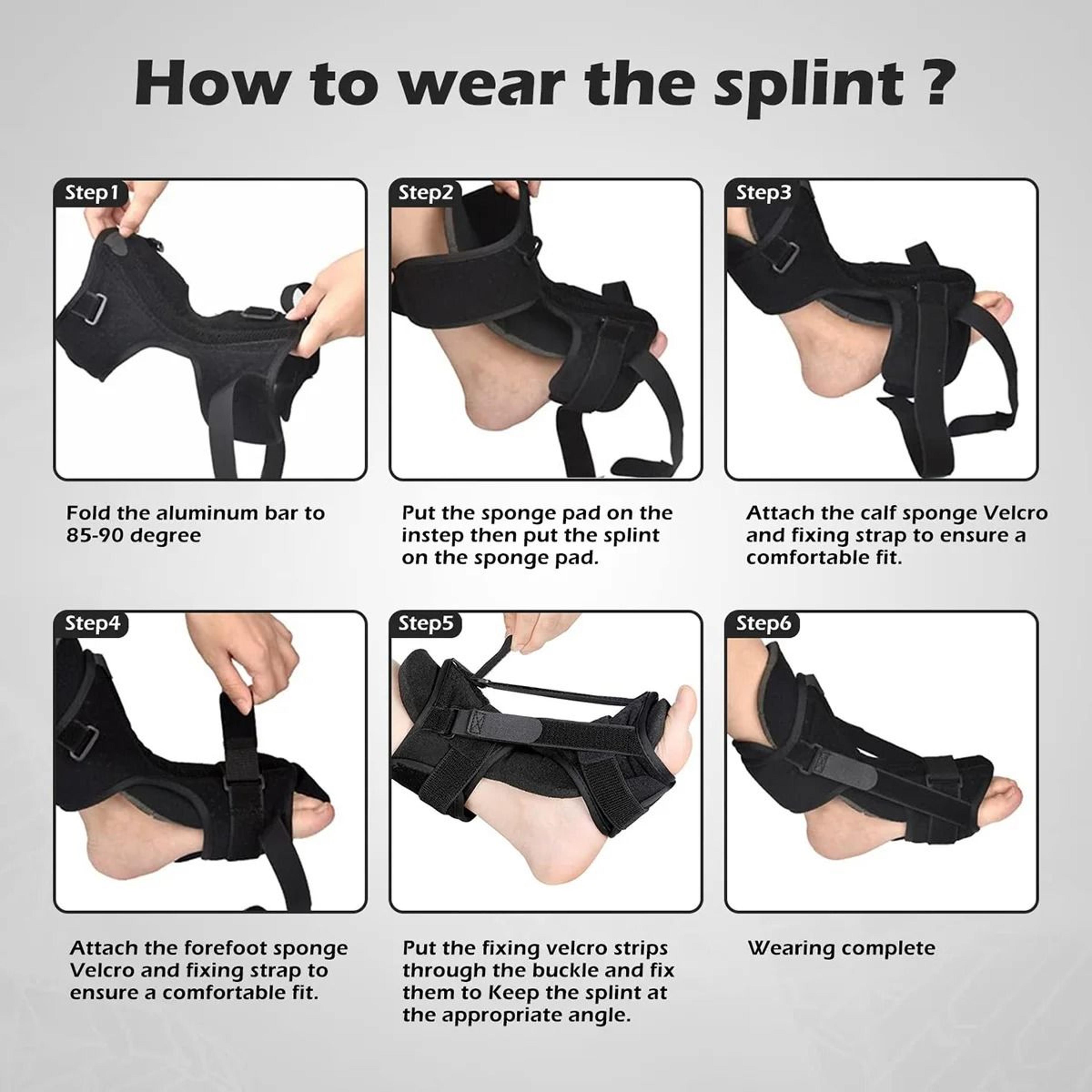 Adjustable Plantar Fasciitis Night Splint For Foot Support 6