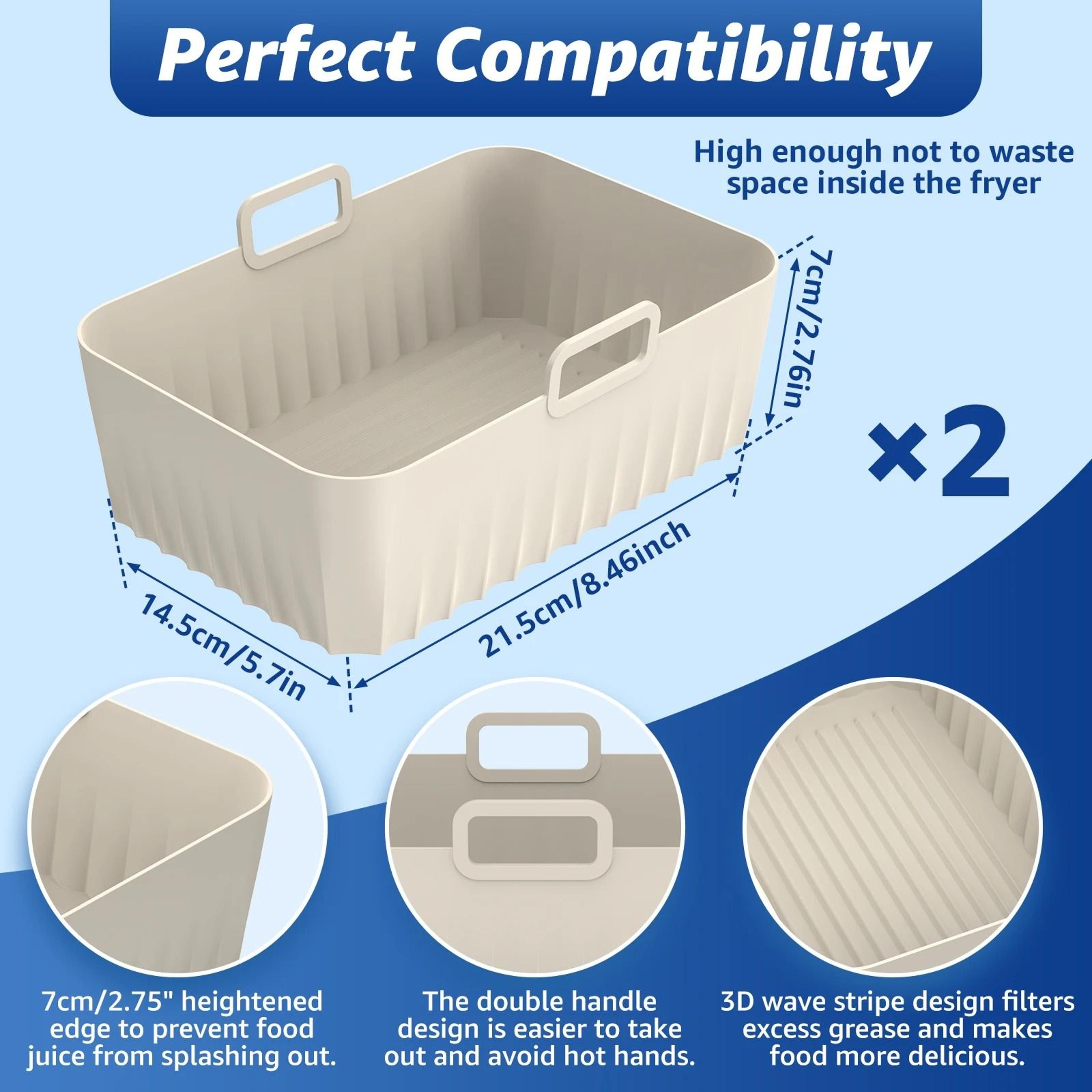 Reusable Silicone Air Fryer Liners For Easy Cleanup 5