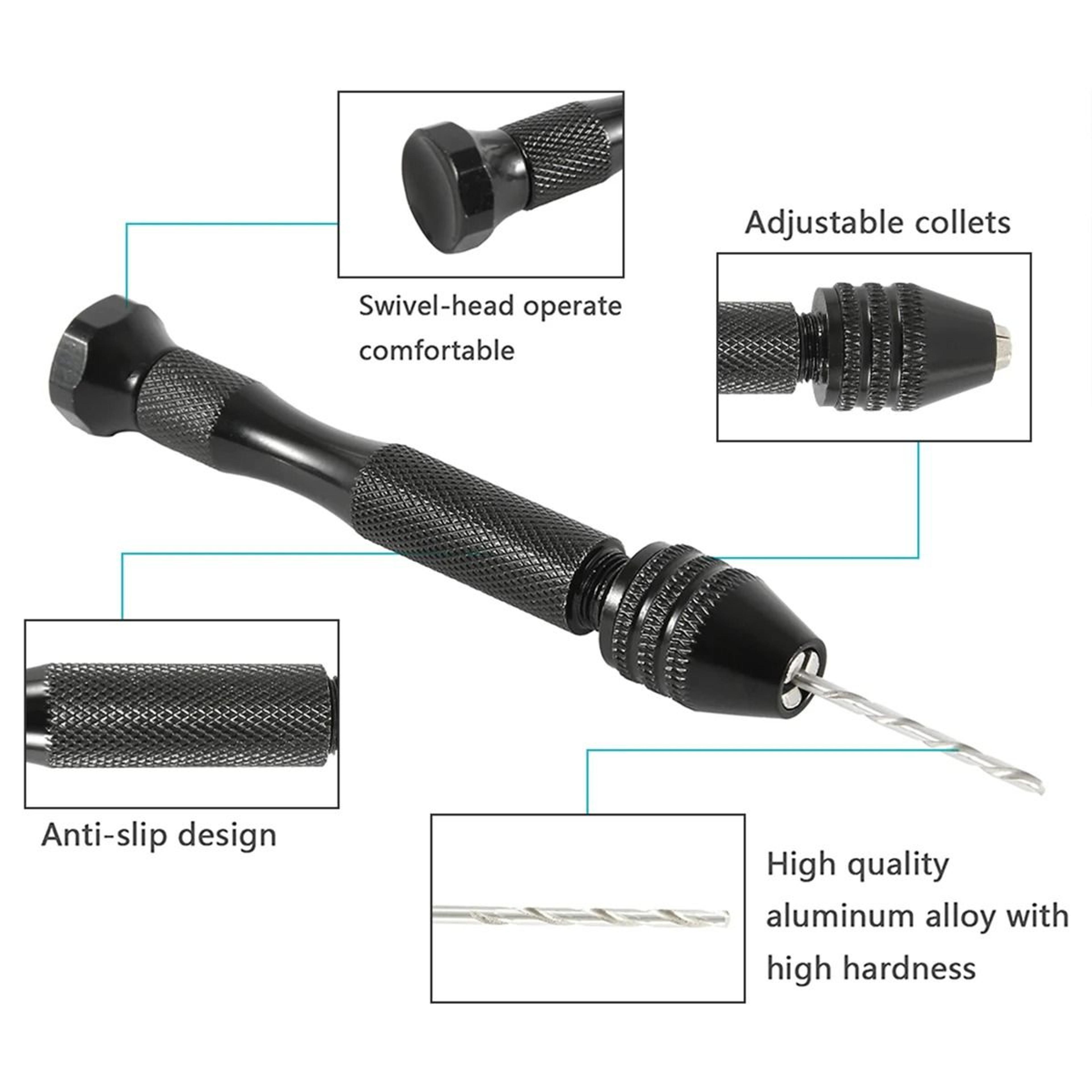 49 Piece Mini Hand Drill Set For Jewelry Craft And Woodworking 5