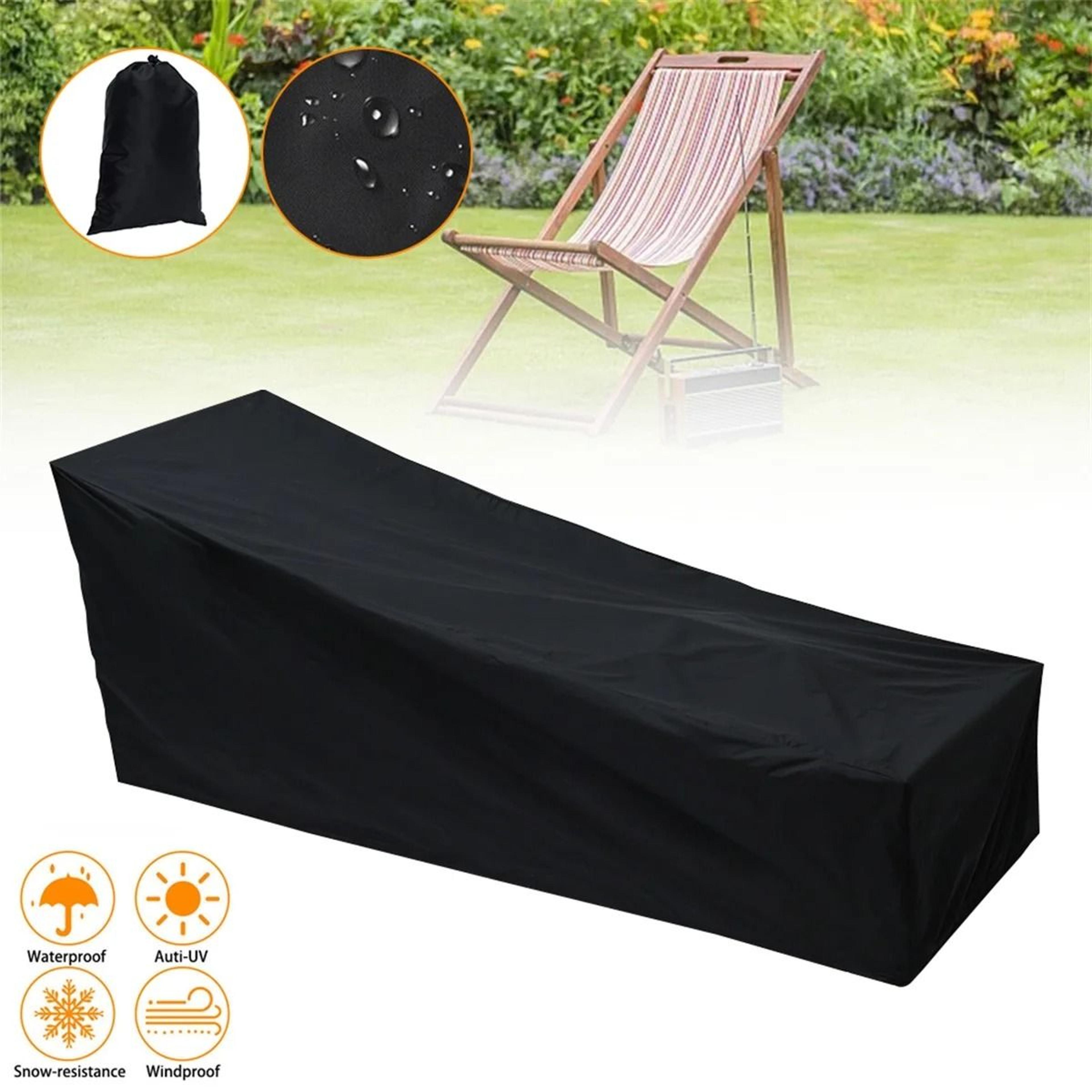 Waterproof Outdoor Sun Lounger Cover For Patio Recliners 4
