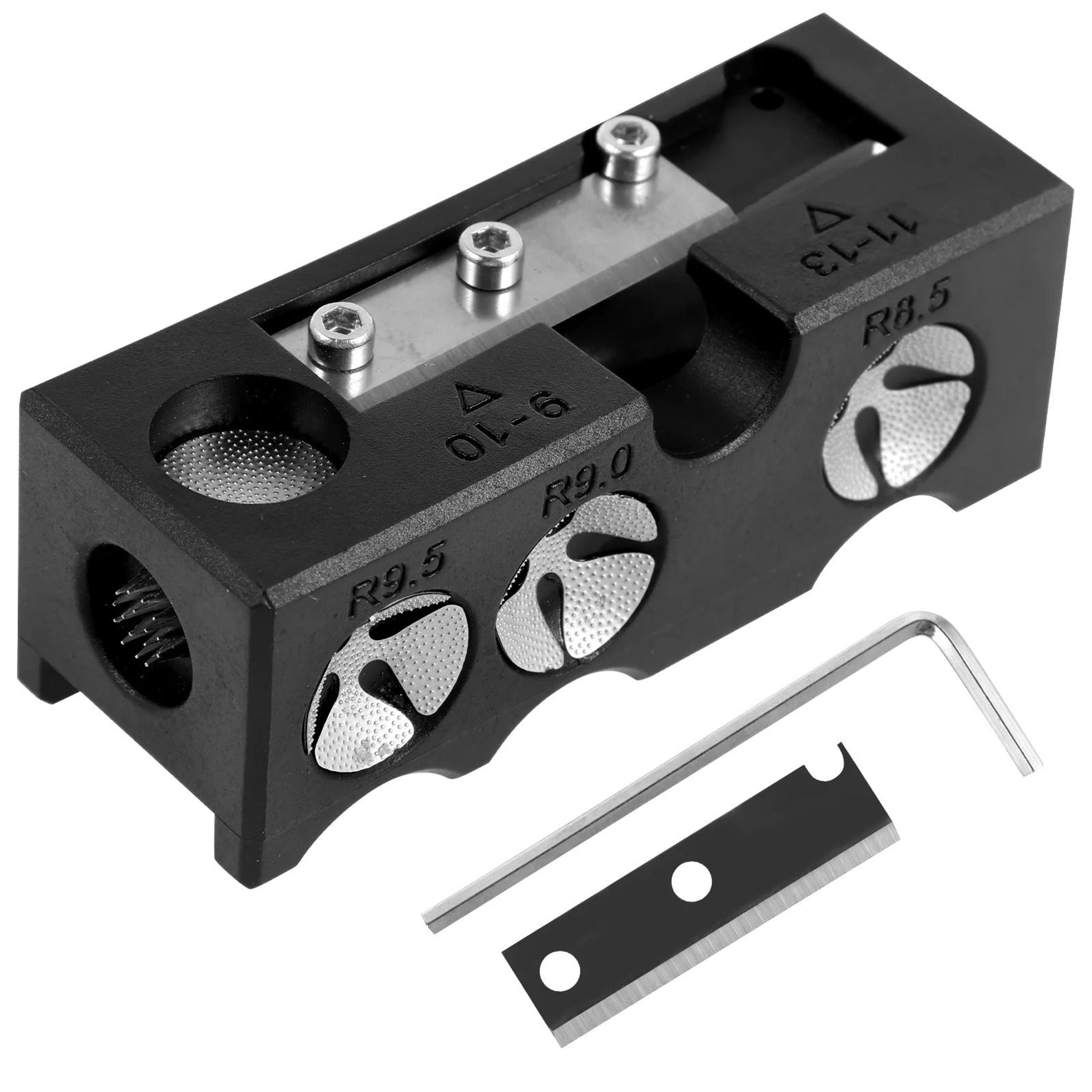 11 in 1 aluminum pool cue tip shaper repair tool
