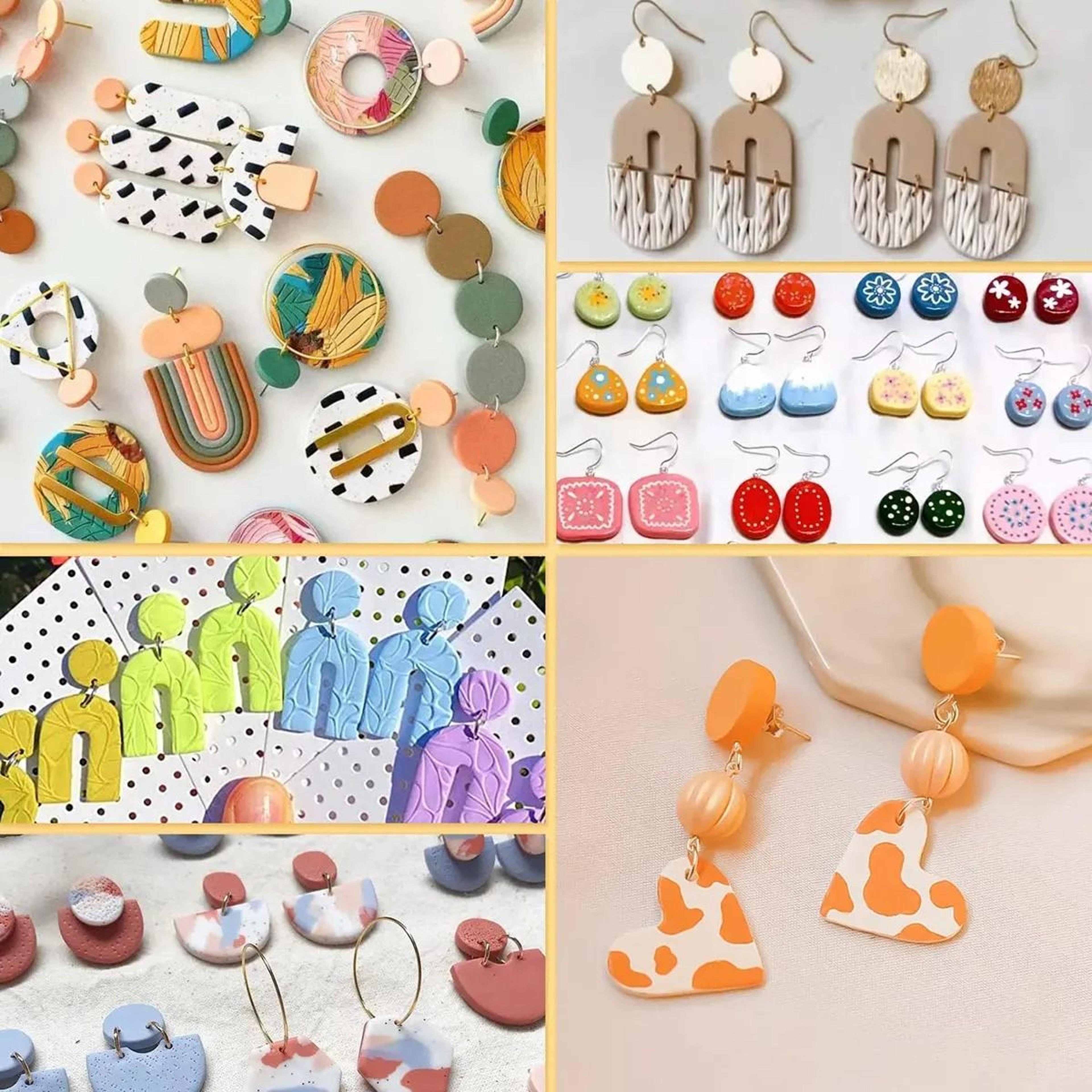 Polymer Clay Earring Cutters Set For Geometric Jewelry Making 7