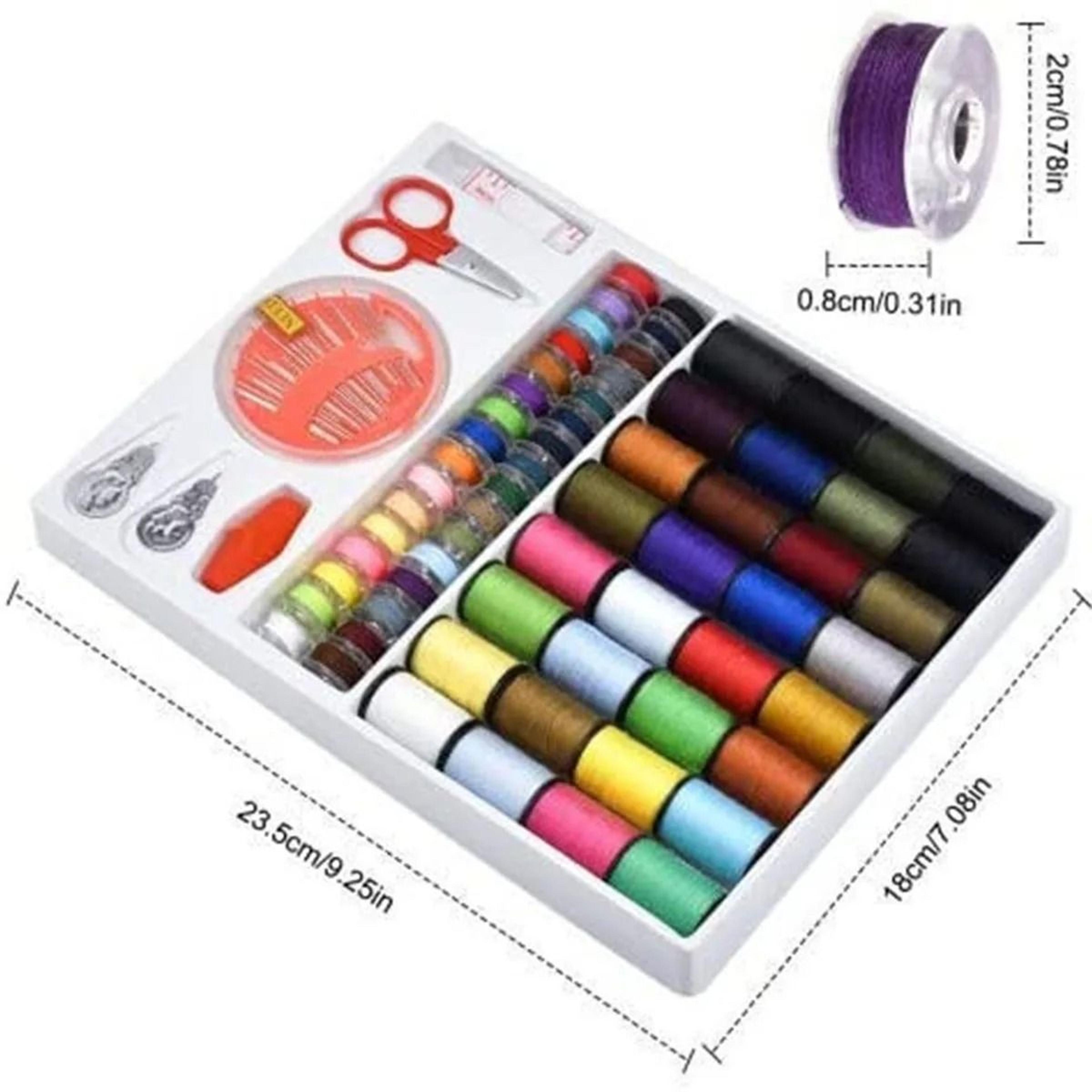 Assorted Polyester Sewing Thread Bobbins Kit For Hand And Machine Sewing 6