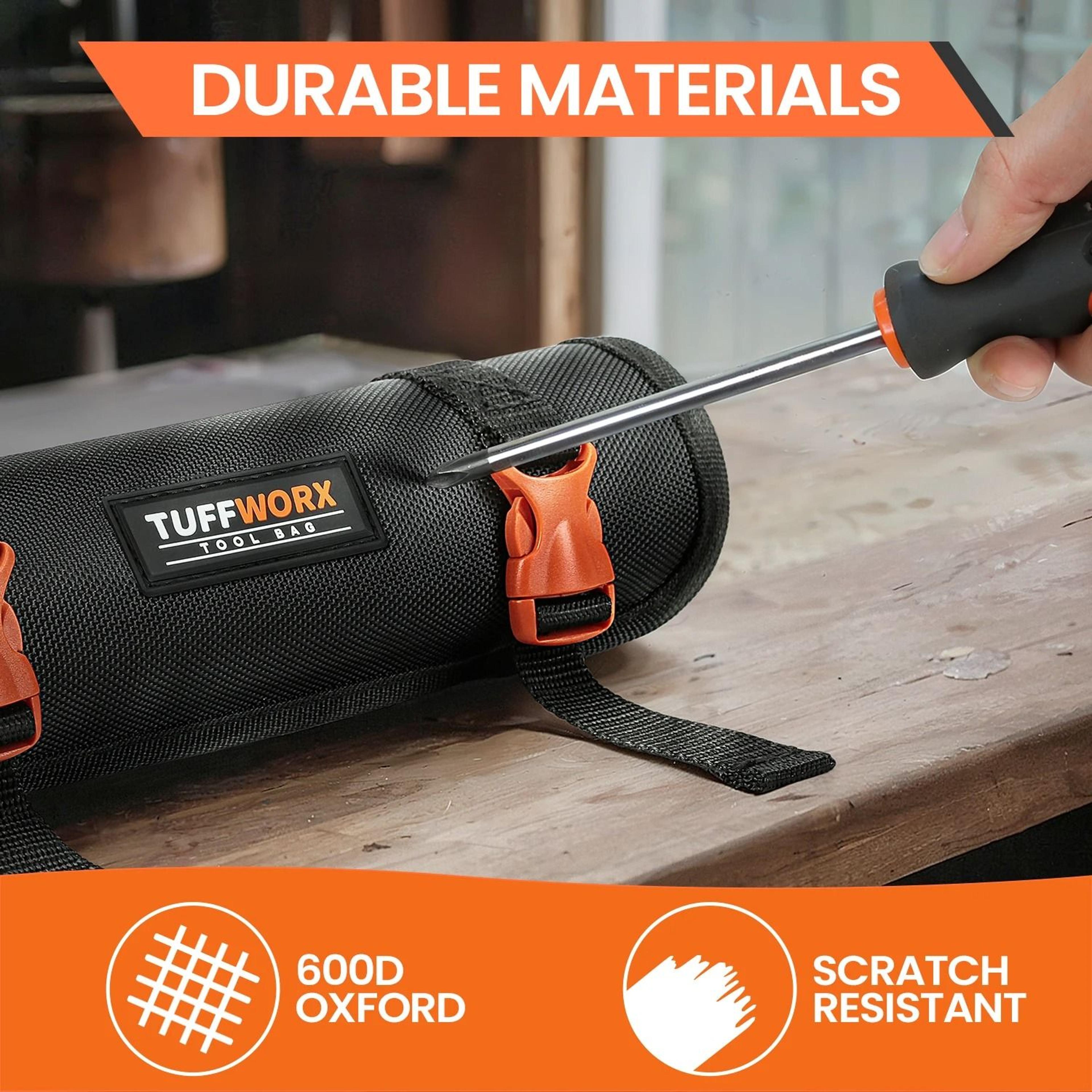 Heavy Duty Roll Up Tool Bag For Portable Tool Storage 8