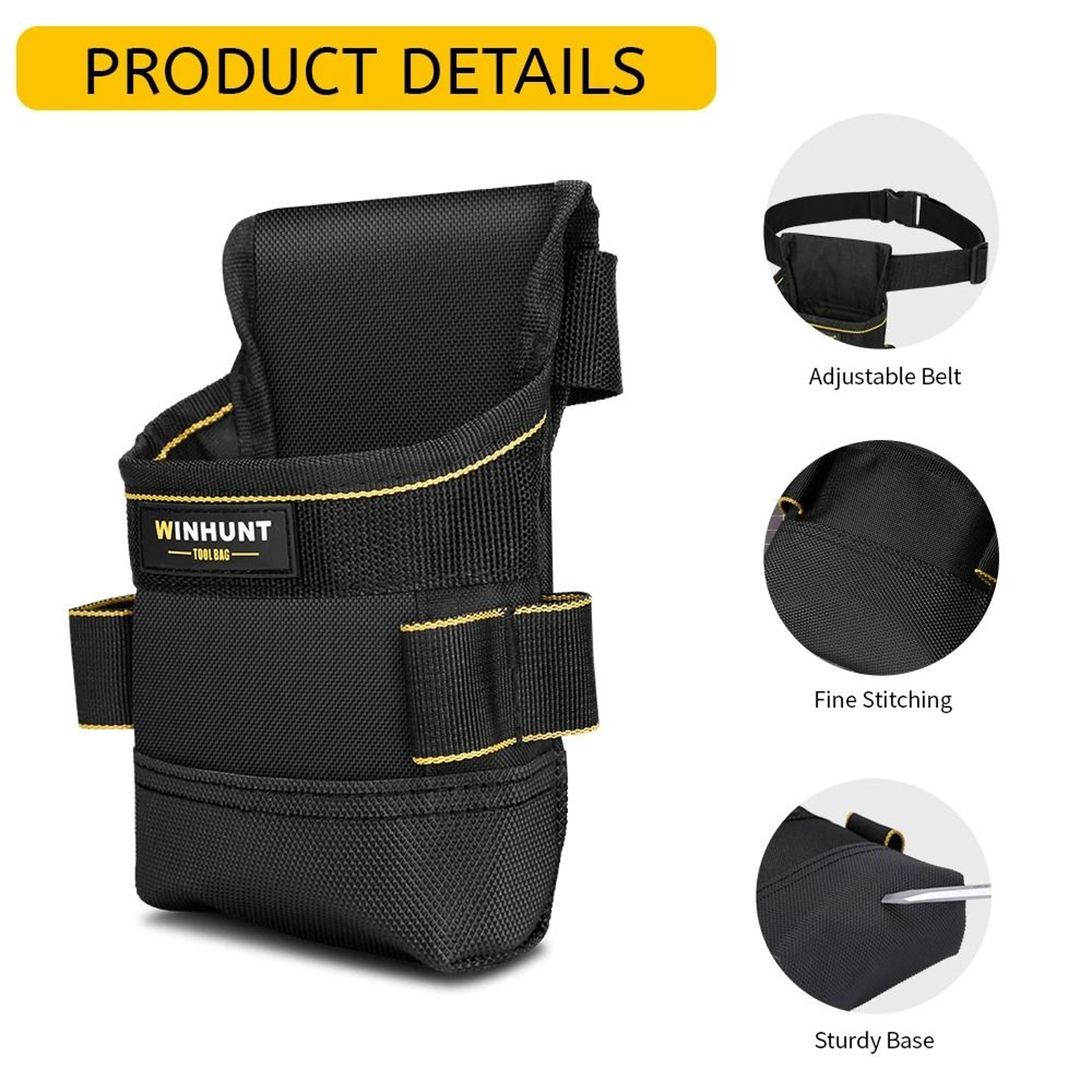 Multifunctional Waist Tool Pouch With Adjustable Belt 2