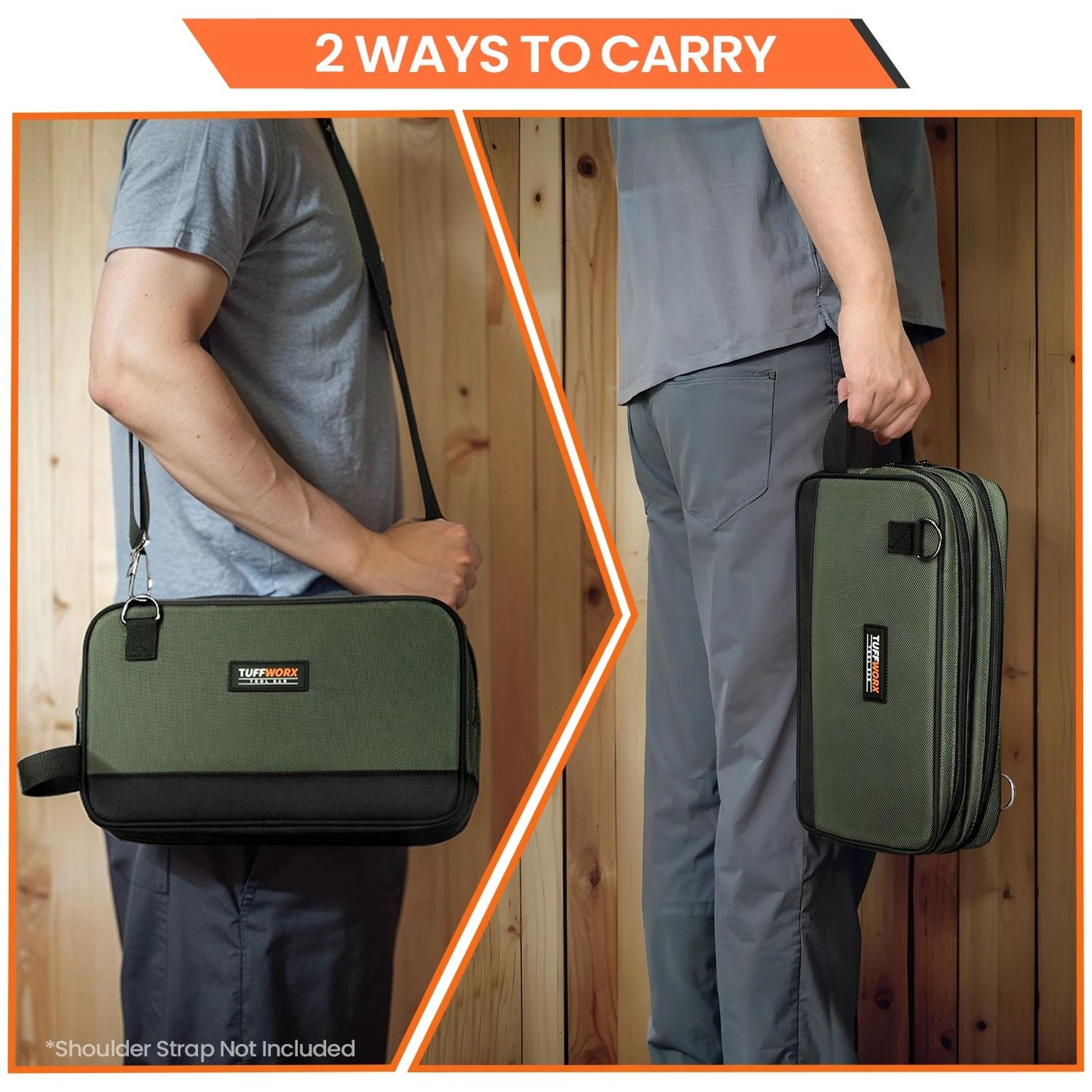 Dual Compartment Tool Bag For Compact Tool Storage 5