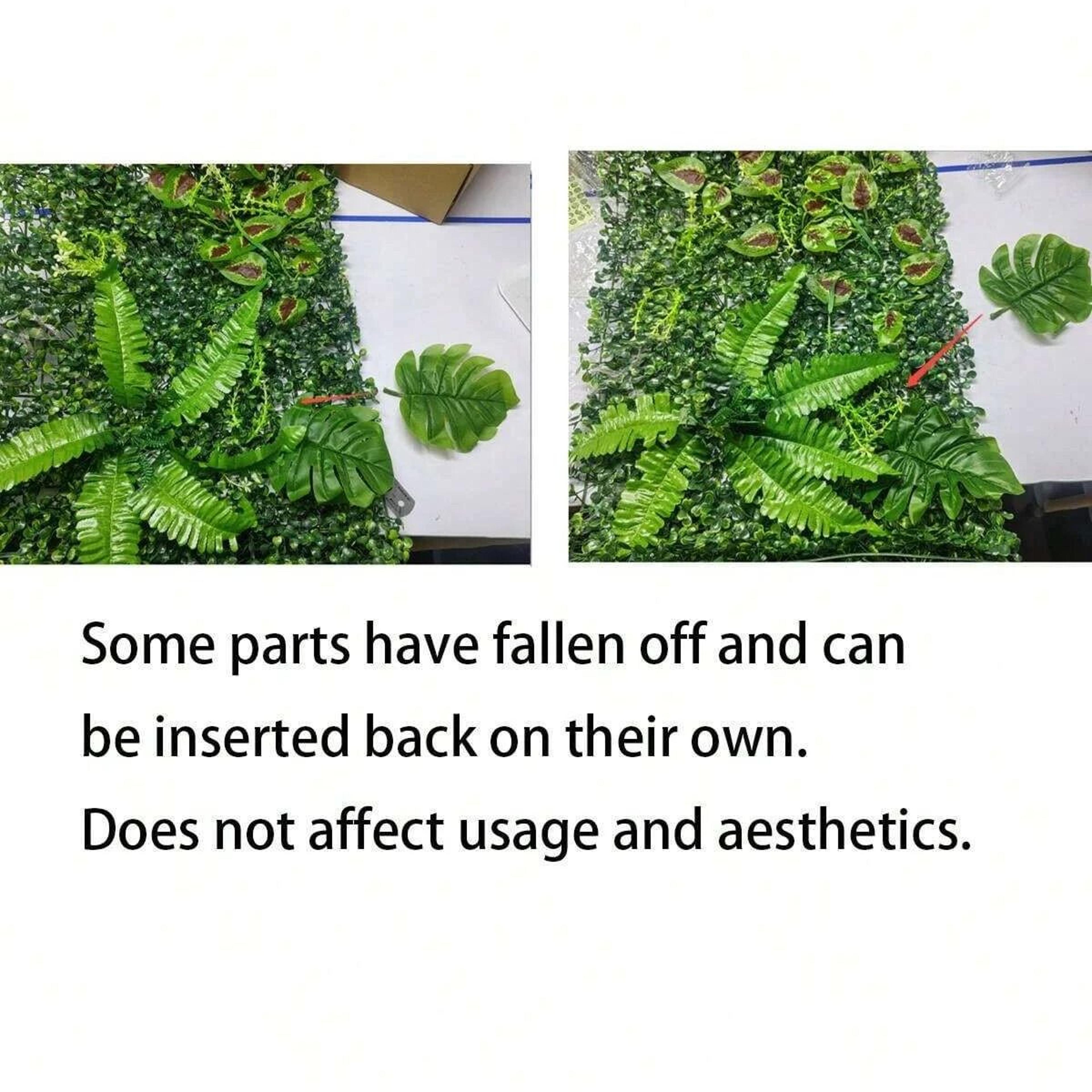 Artificial Green Plant Wall Panel For Home And Party Decor 10