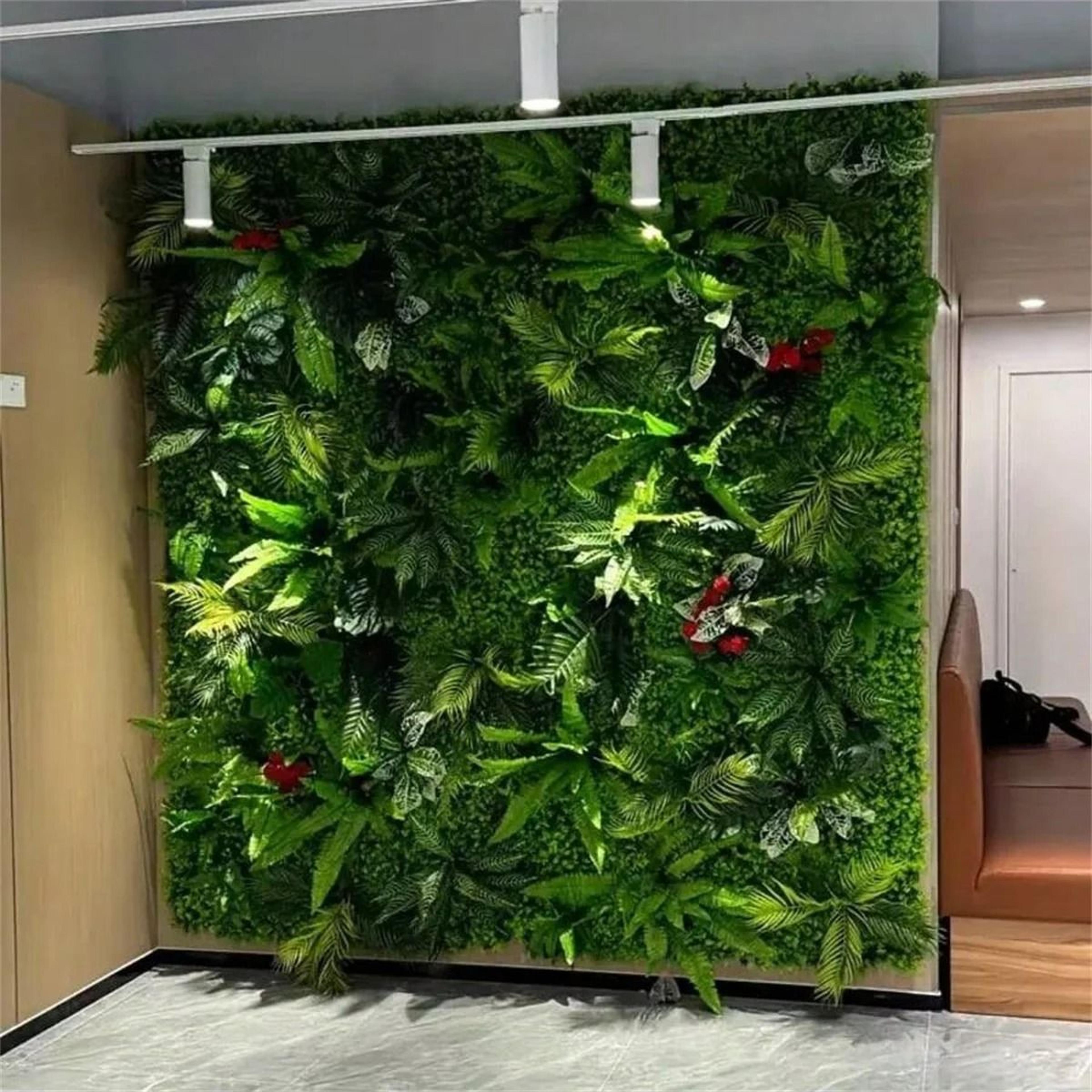 Artificial Green Plant Wall Panel For Home And Party Decor 8