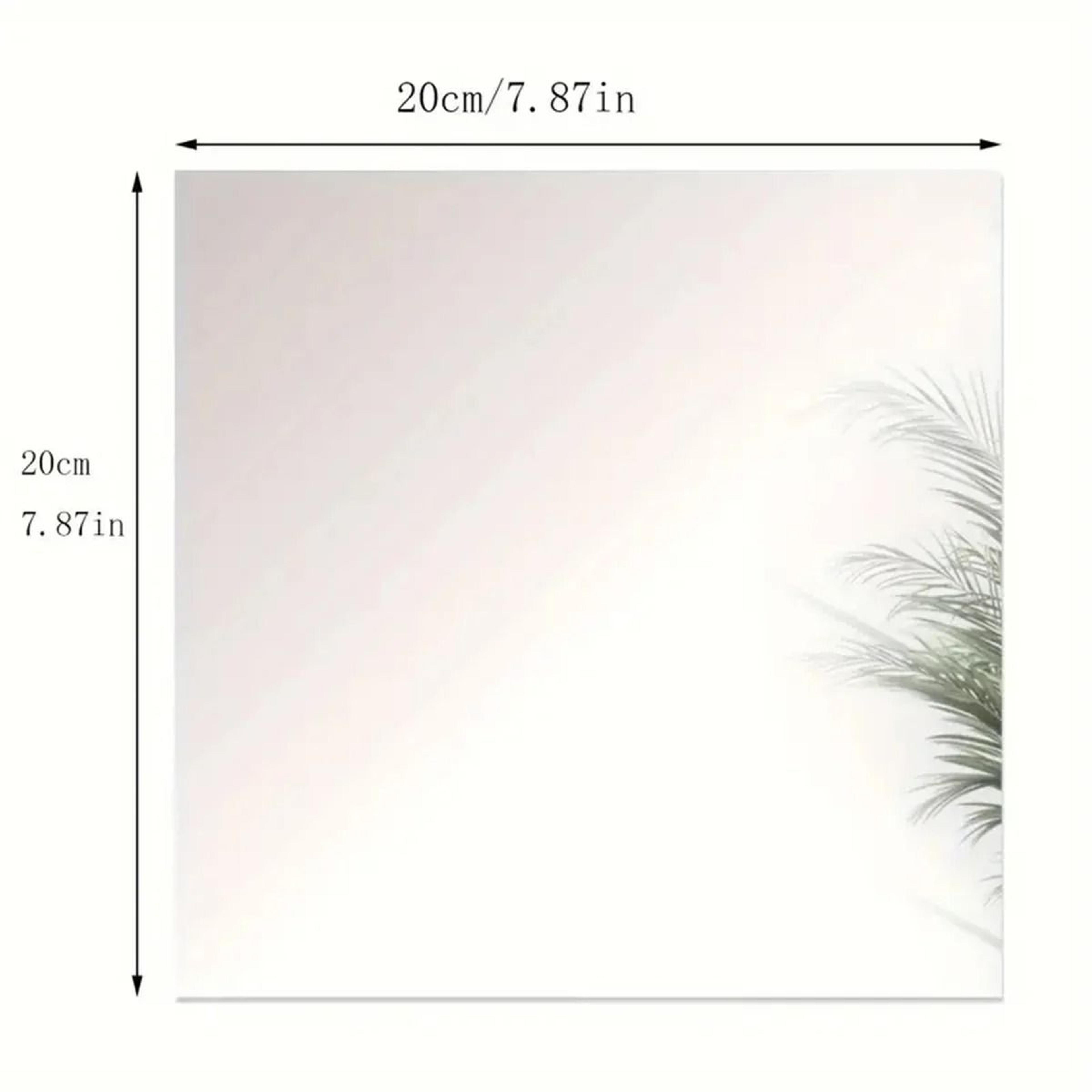 Acrylic Square Mirror Tray Set For Wedding Centerpieces 1
