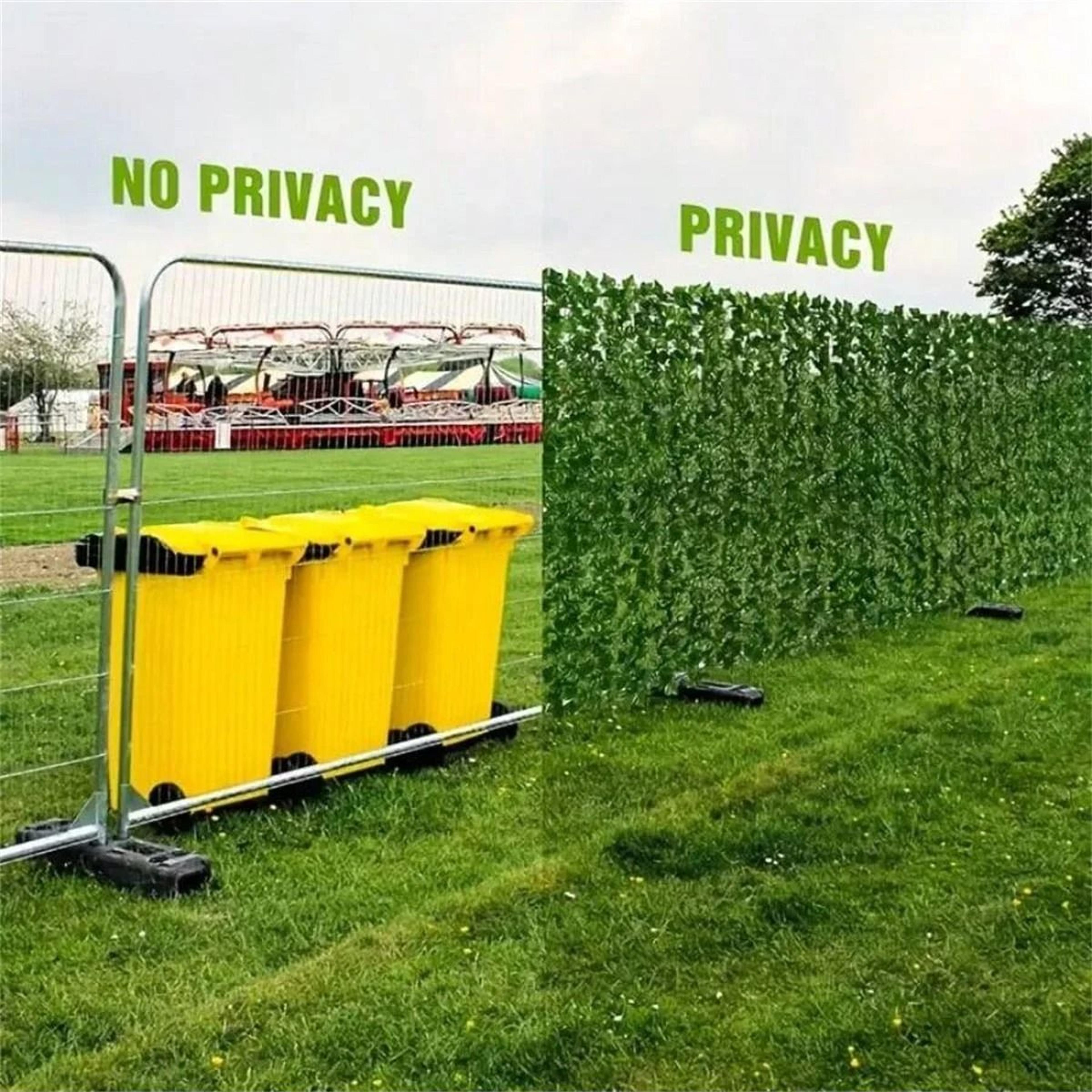 UV Resistant Artificial Ivy Privacy Fence Wall Screen 6