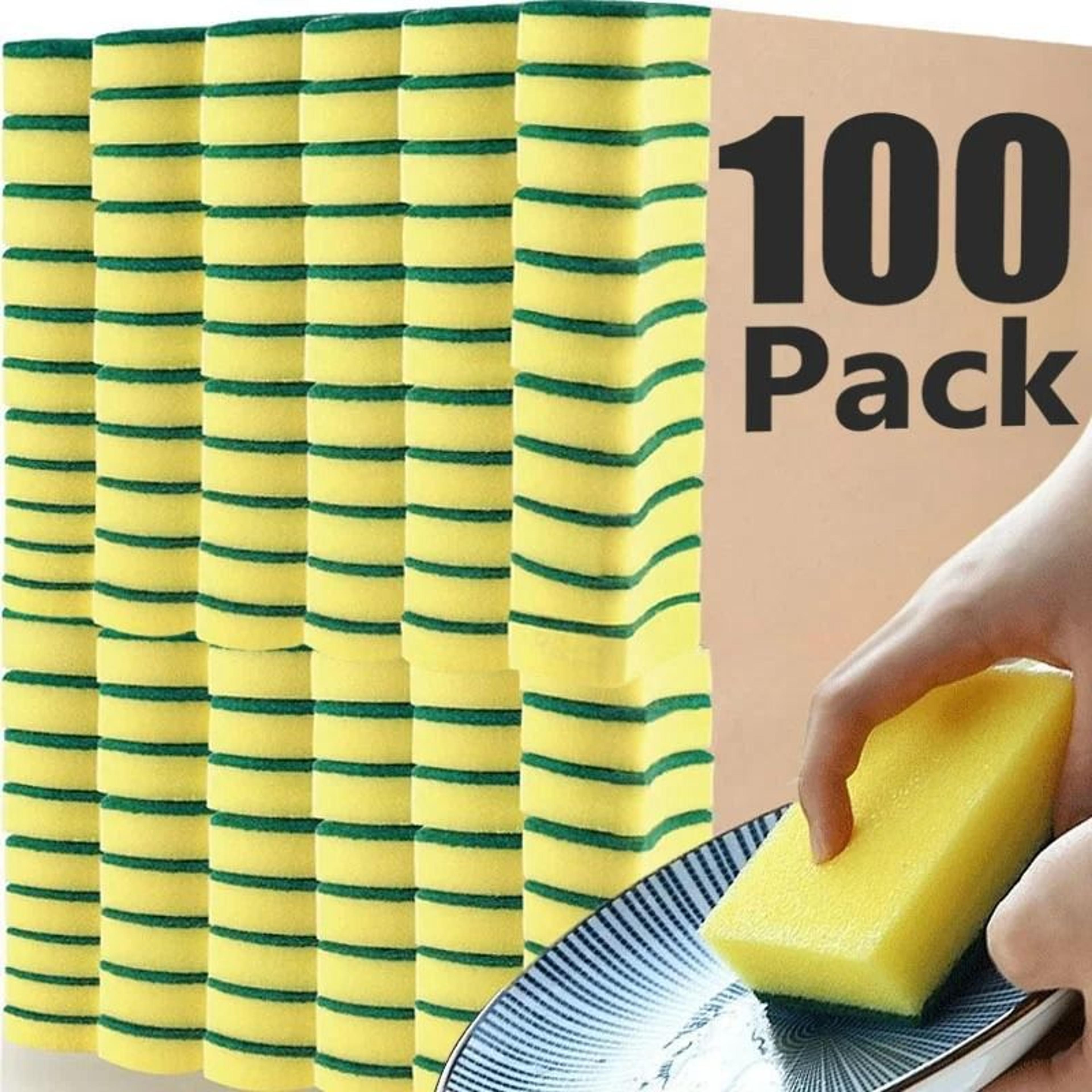 absorbent kitchen dishwashing sponge pads for pots and pans