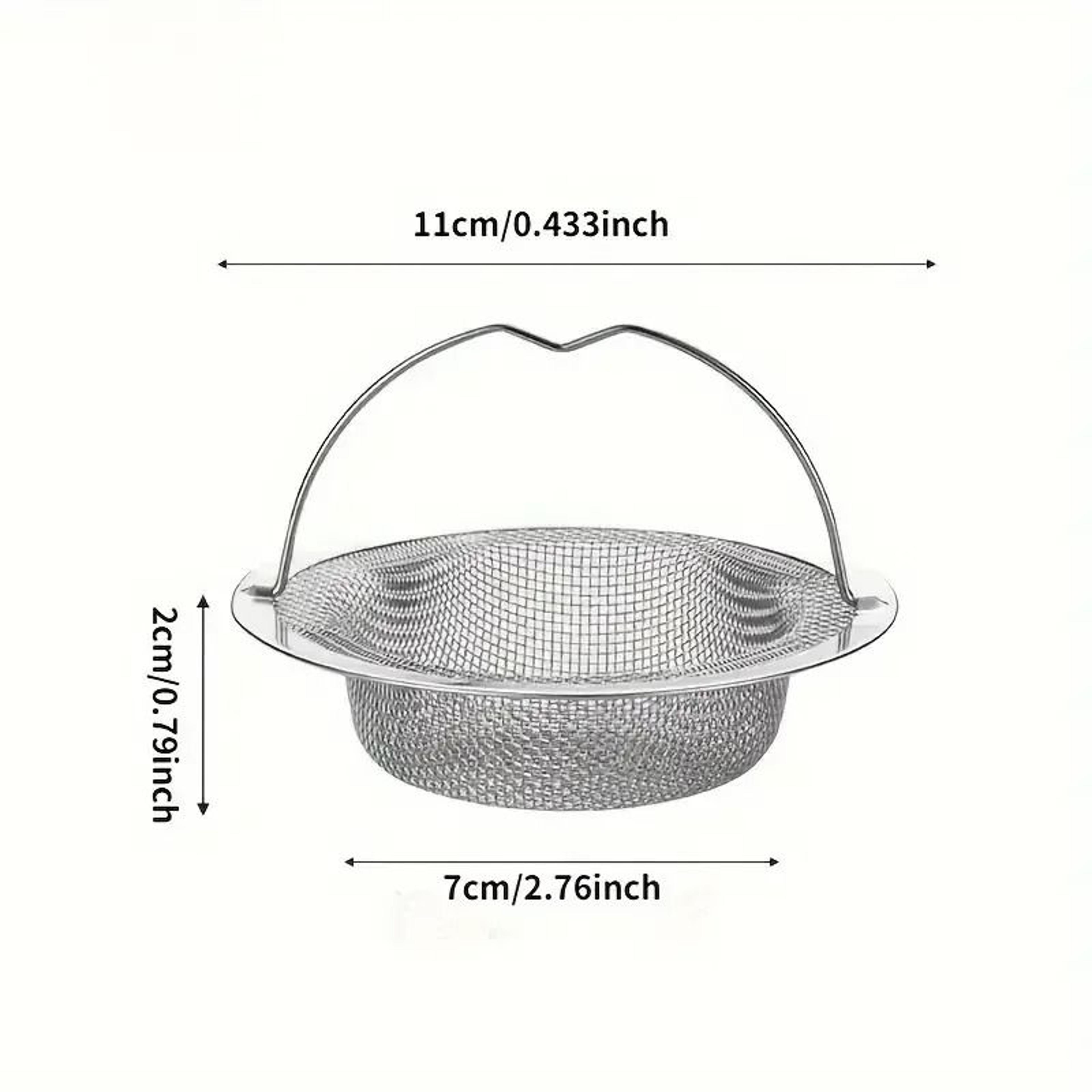 Stainless Steel Kitchen Sink Strainer With Handle And Stopper 1