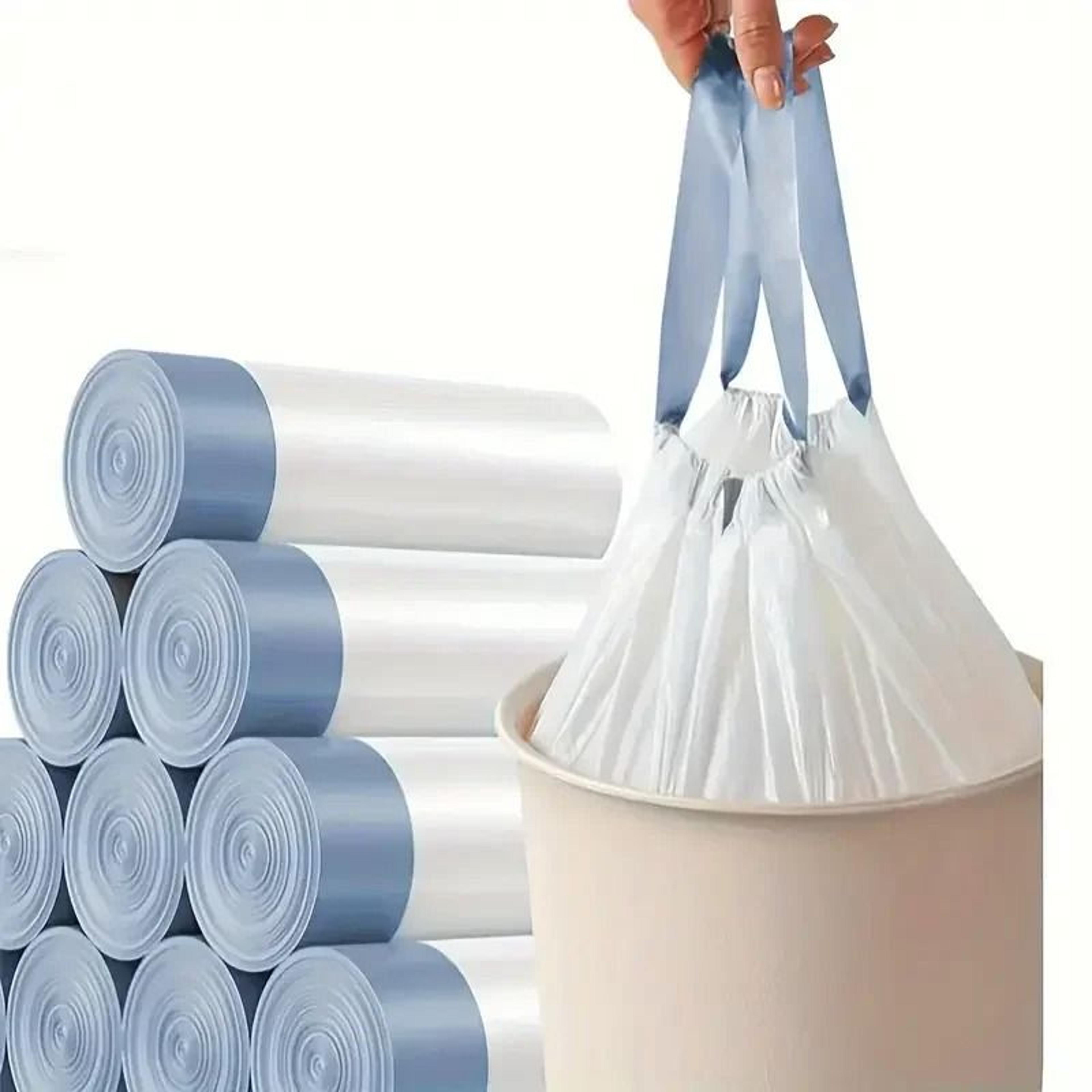 Thick Drawstring Garbage Bags For Kitchen Dorm And Daily Cleanup 0